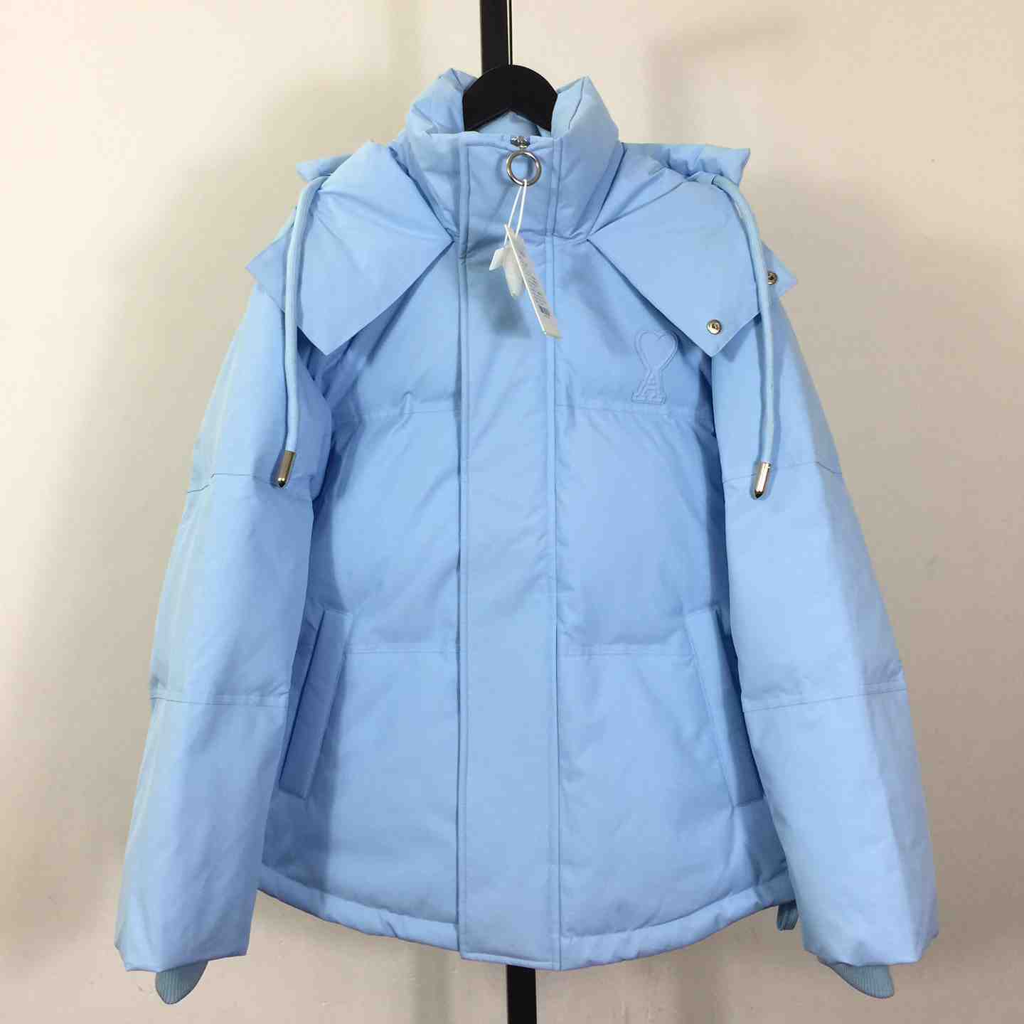 Ami De Coeur Patch Down Jacket - FashionPlug
