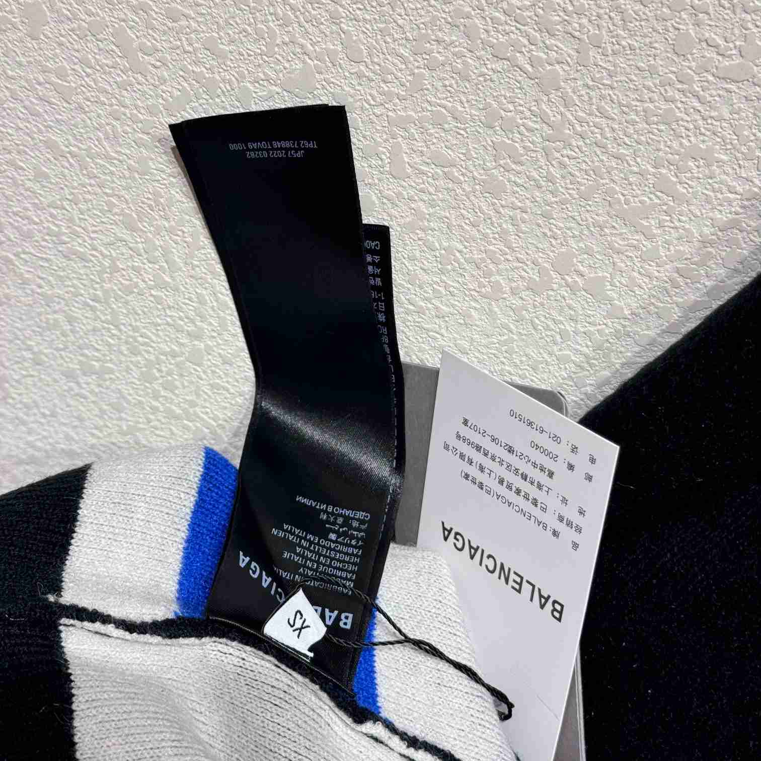 Balenciaga Ski Long Sleeve Turtleneck In Black - FashionPlug