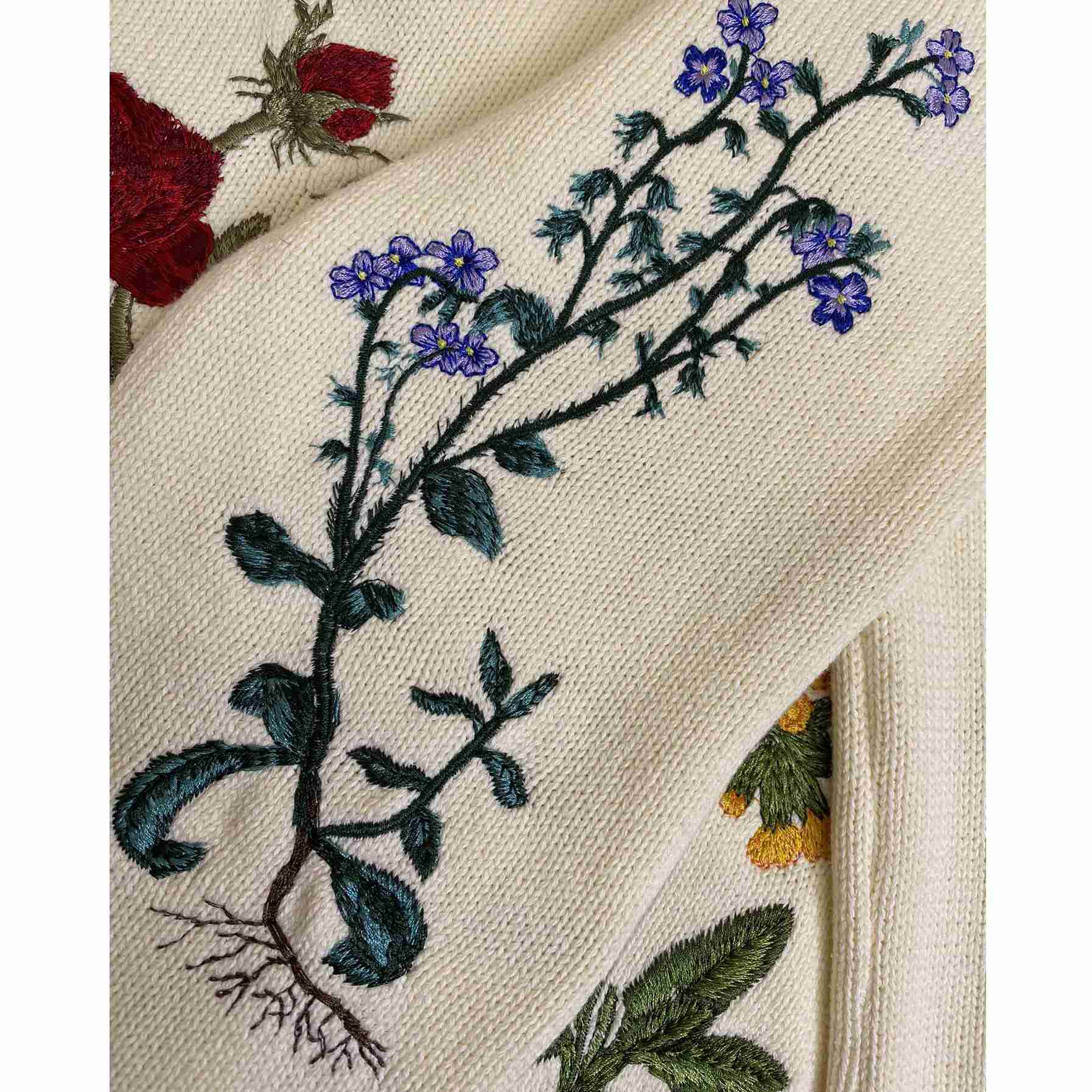Dior Sweater White Cotton Jersey  - FashionPlug