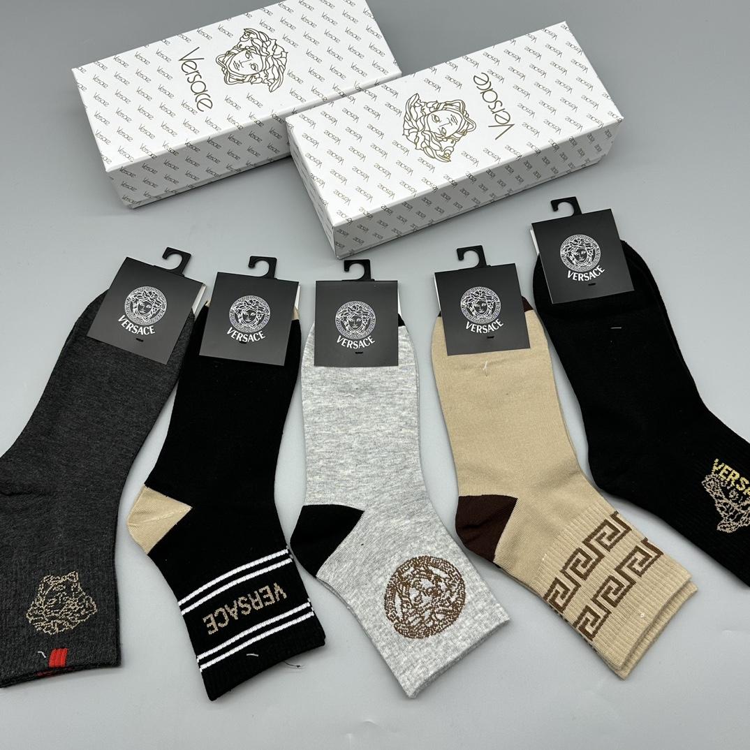Versace Socks/Box - FashionPlug