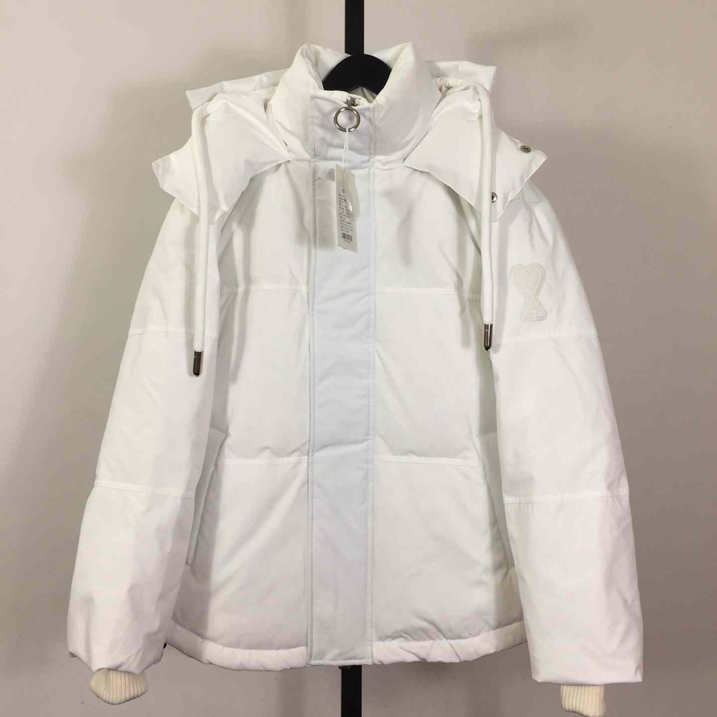 Ami De Coeur Patch Down Jacket - FashionPlug