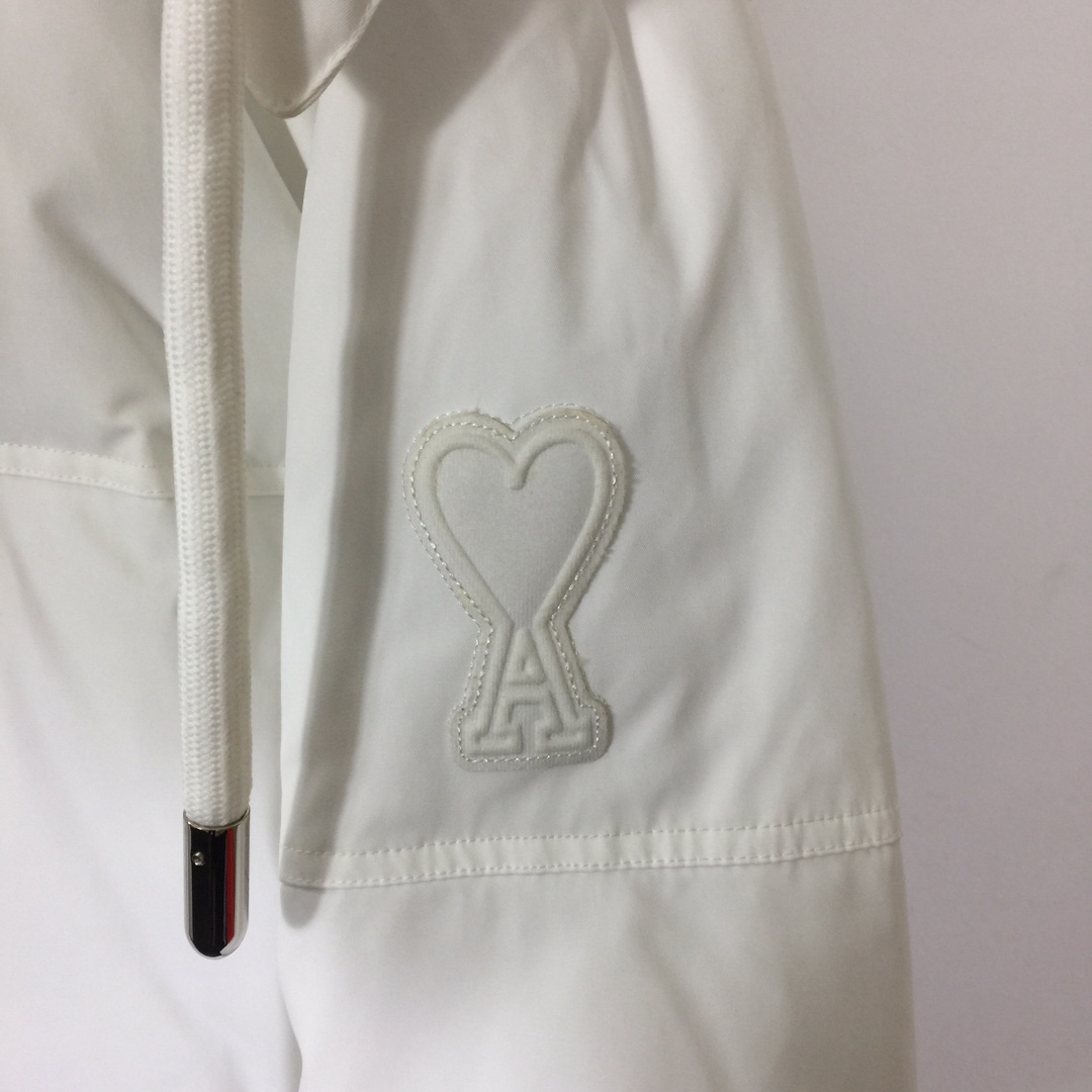 Ami De Coeur Patch Down Jacket - FashionPlug