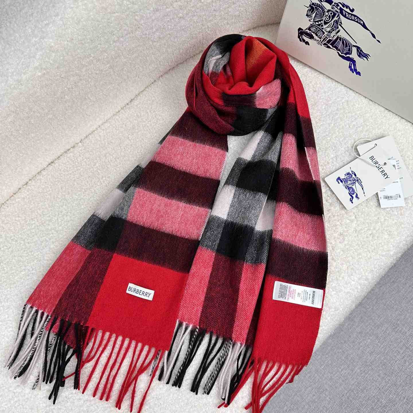 Burberry Scarf   180*40cm - FashionPlug