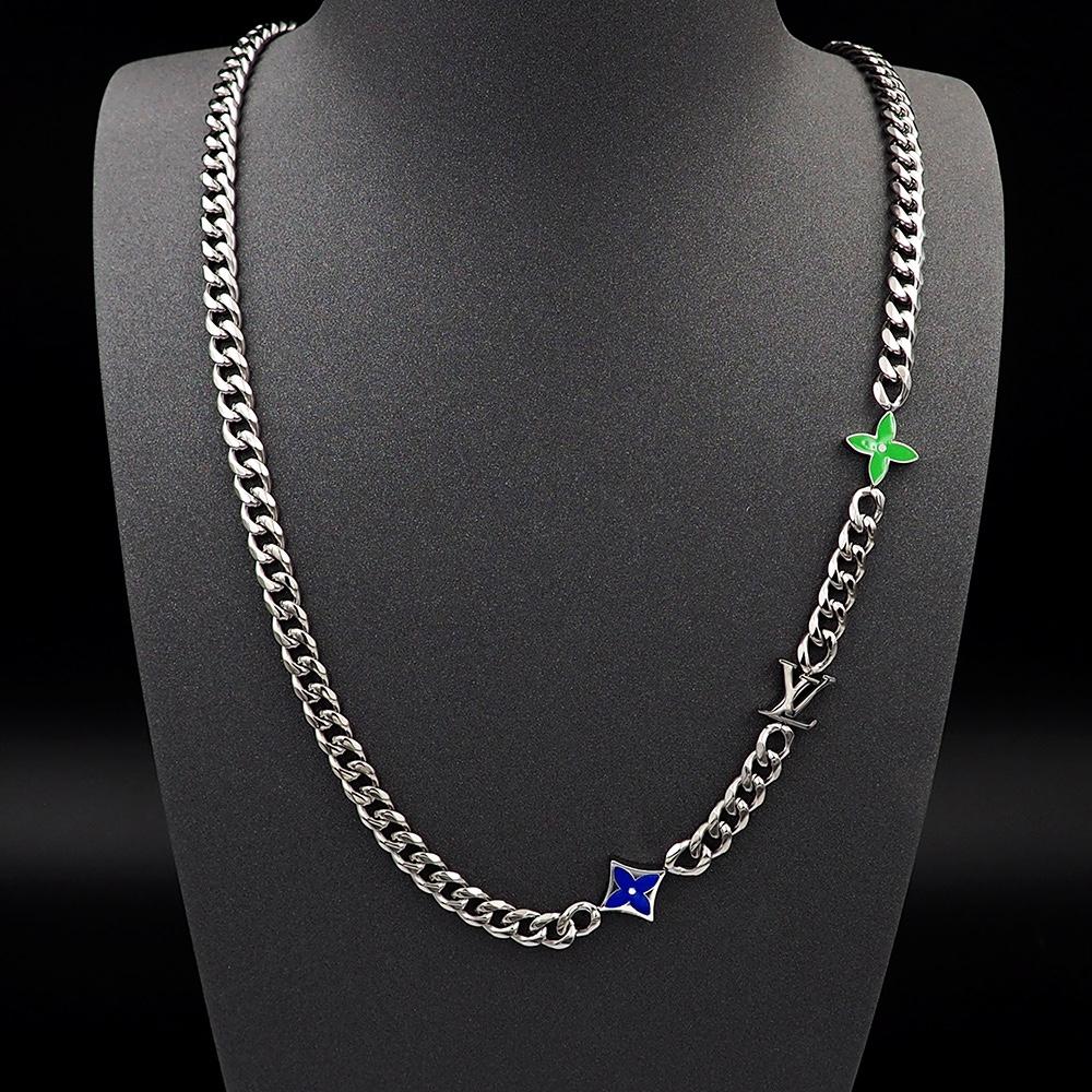 Louis Vuitton Monogram Row Necklace  M01949 - FashionPlug