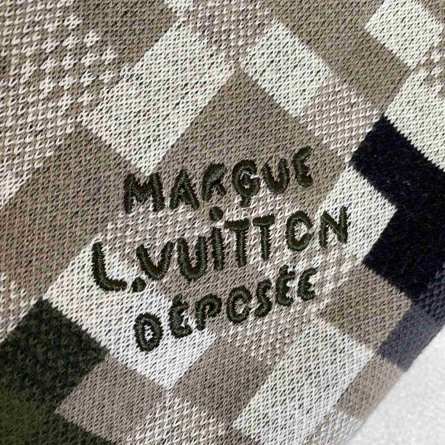 Louis Vuitton Damier Cotton Jacquard Pullover - FashionPlug