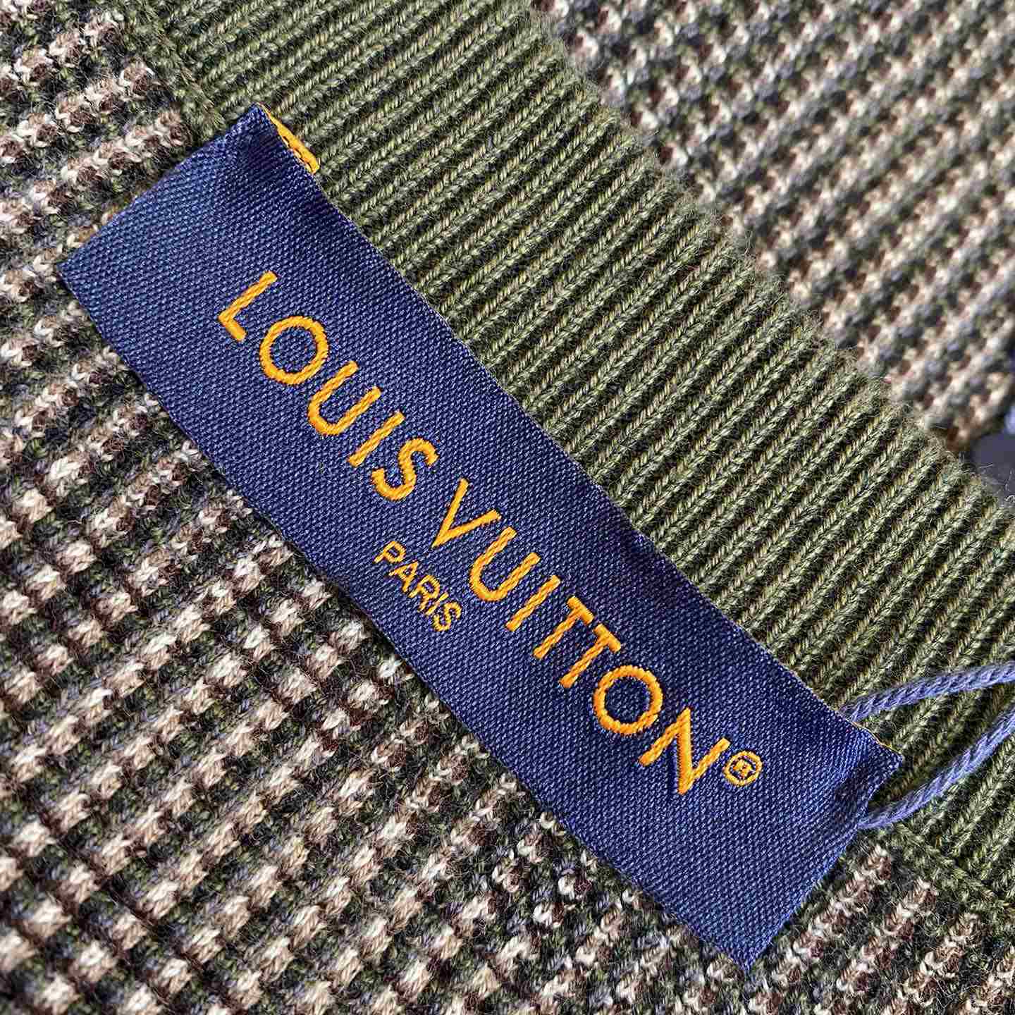 Louis Vuitton Damier Cotton Jacquard Pullover - FashionPlug