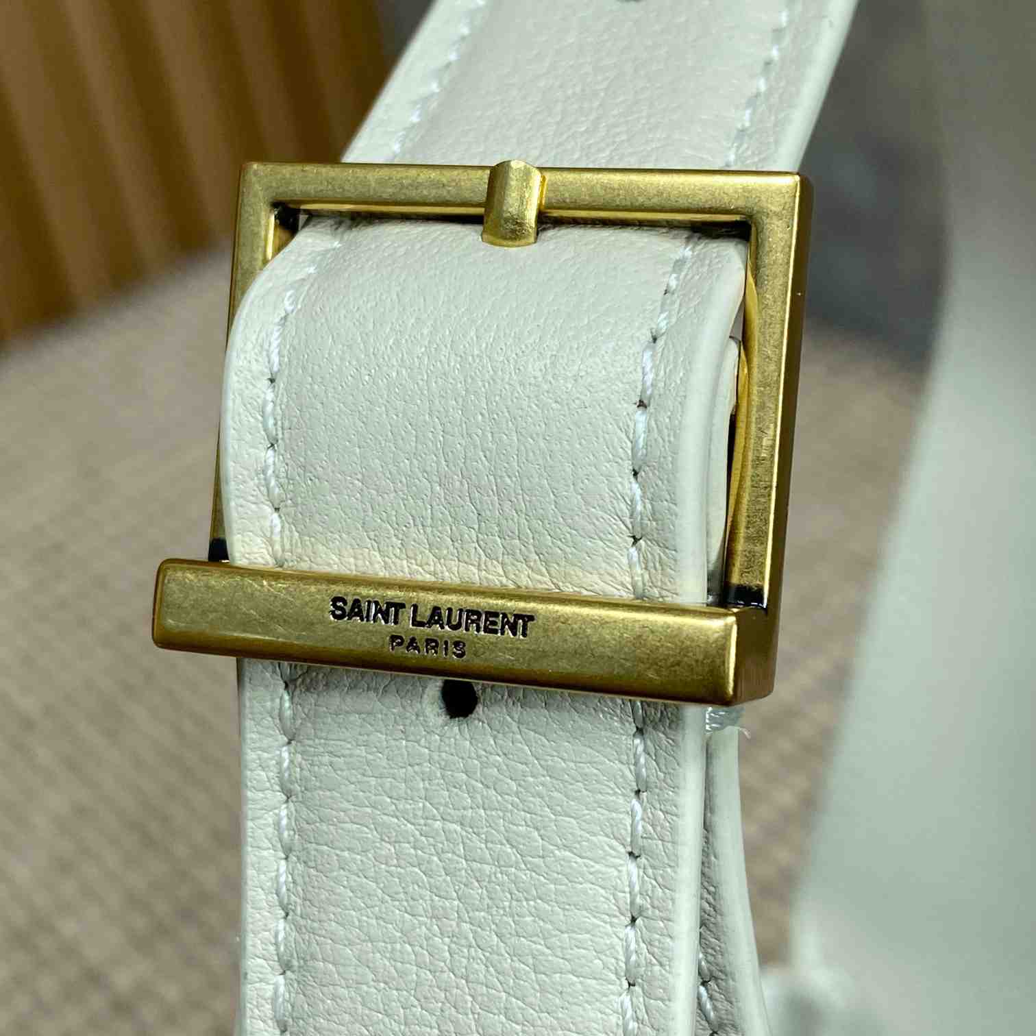 Saint Laurent LE 5 À 7 Supple Small In Grained Leather - FashionPlug