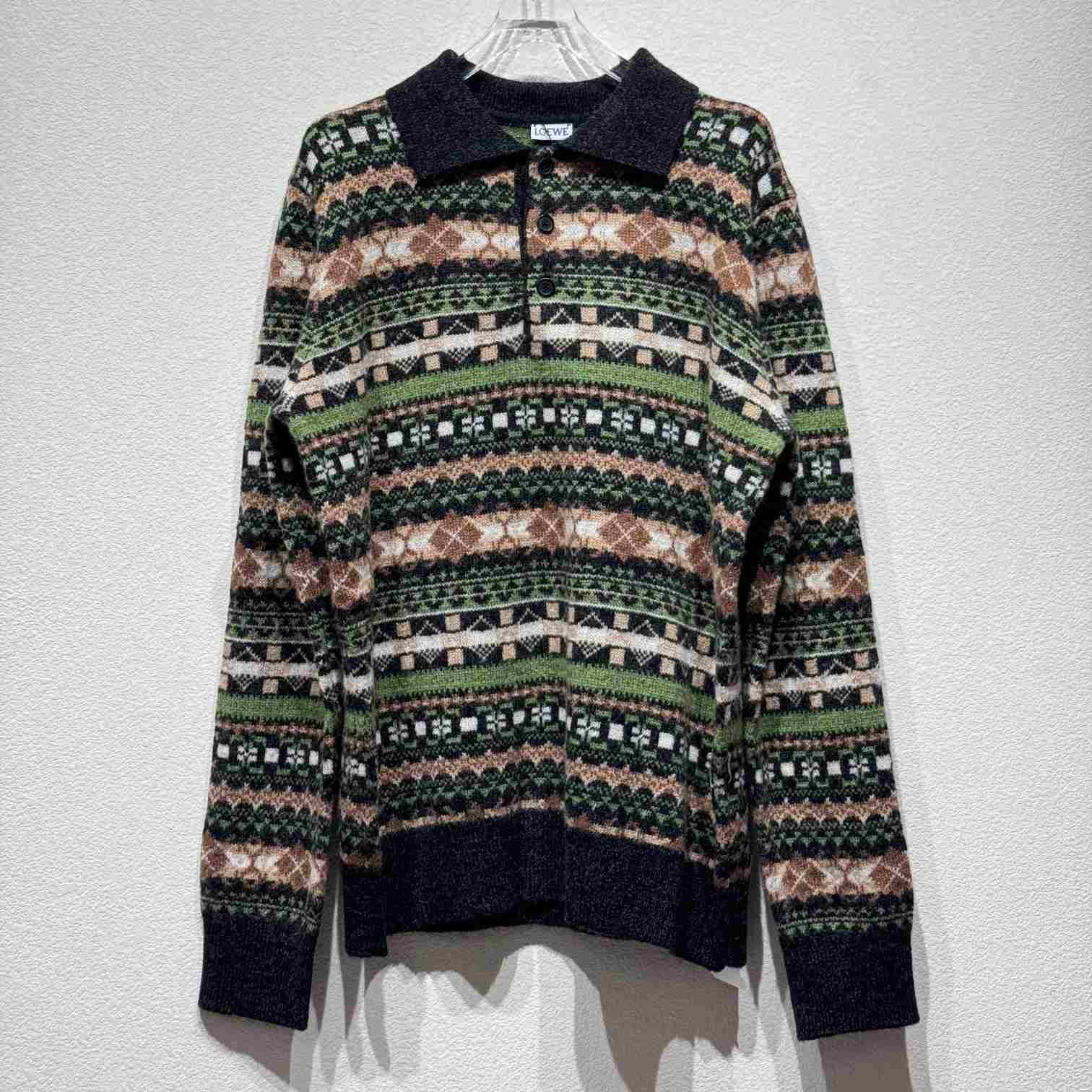 Loewe Polo Sweater In Wool - FashionPlug