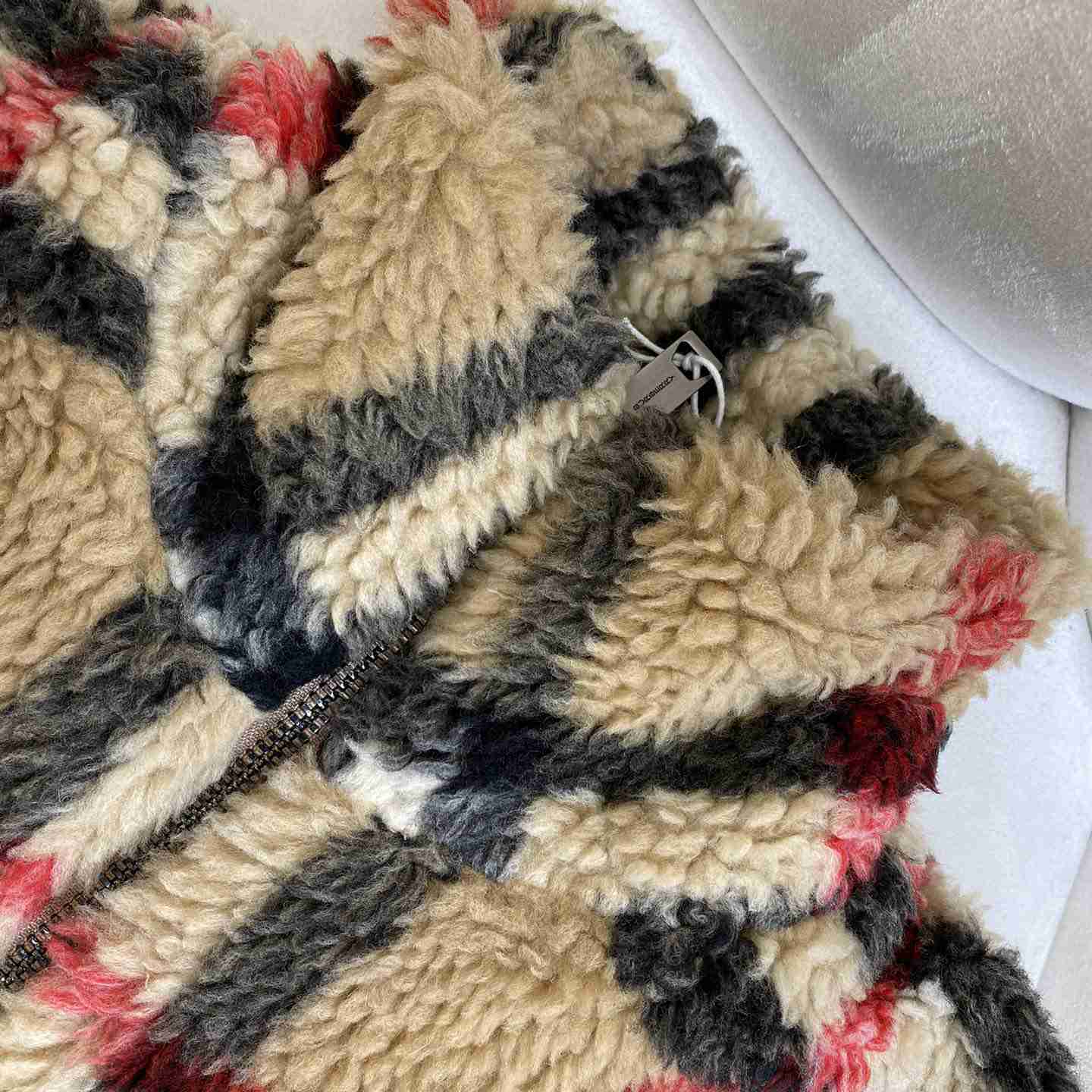 Burberry Check Wool Jacket  - FashionPlug