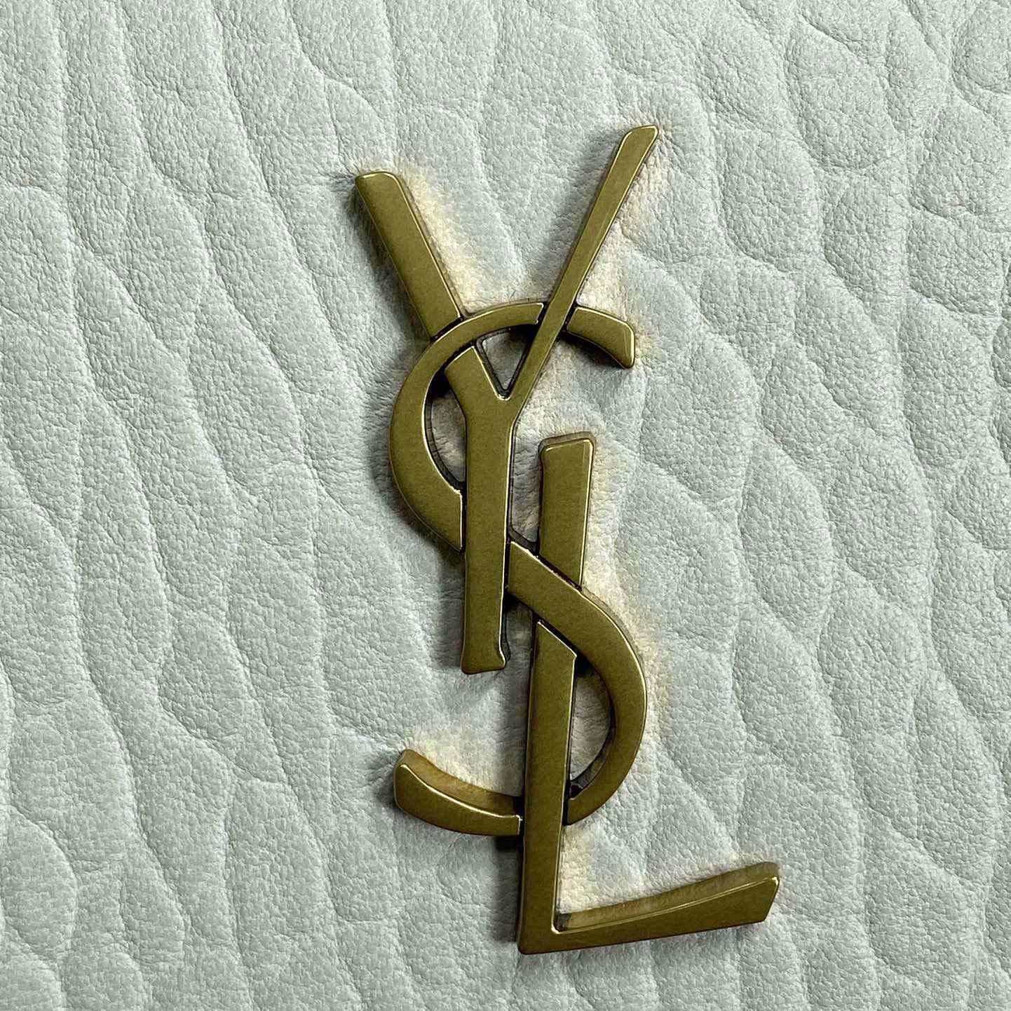 Saint Laurent Cassandre Large Envelope Pouch In Lambskin - FashionPlug