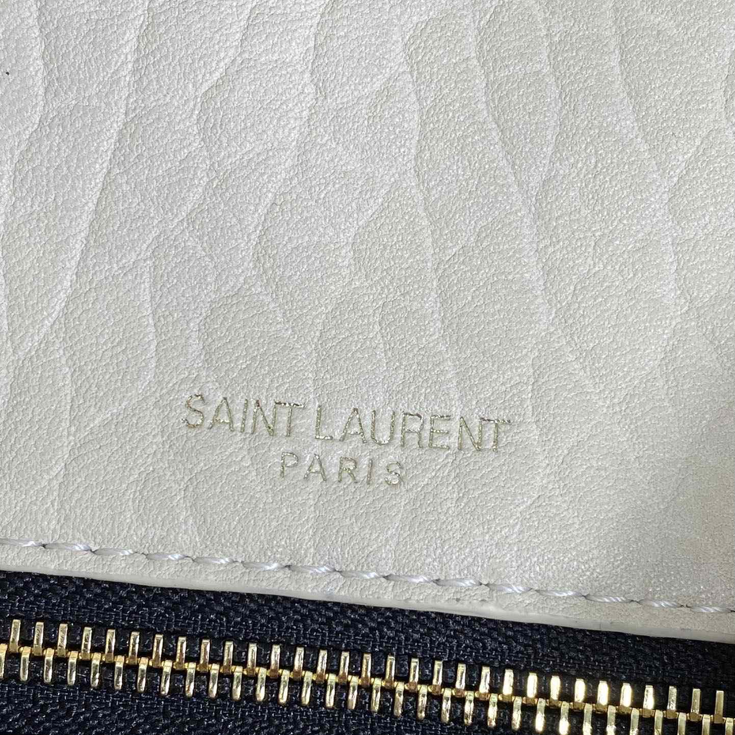 Saint Laurent Cassandre Large Envelope Pouch In Lambskin - FashionPlug