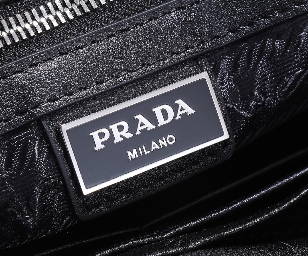 Prada Saffiano Leather Clutch  (26.5*17*5cm) - FashionPlug