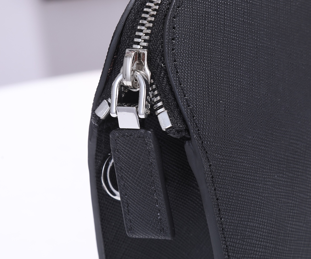 Prada Saffiano Leather Clutch  (26.5*17*5cm) - FashionPlug