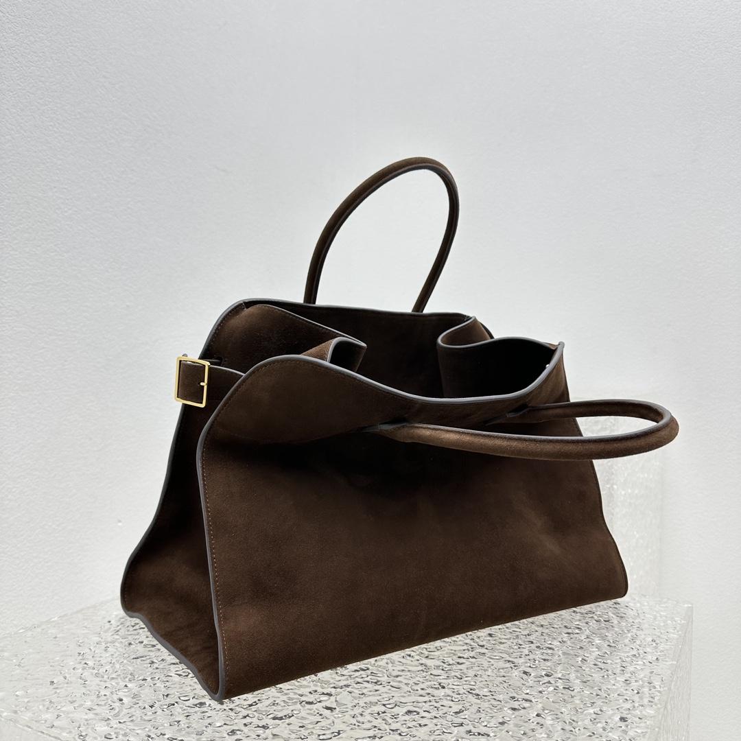 The Row Soft Margaux Tote Bag  (43x24x30cm) - FashionPlug