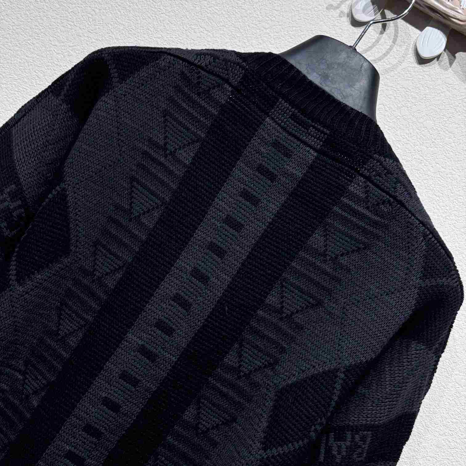 Balenciaga Logo-jacquard Distressed Jumper - FashionPlug