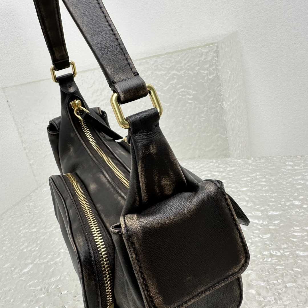 Miu Miu Nappa Leather Pocket Bag (21-12-6cm) - FashionPlug