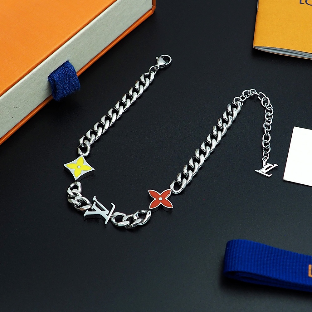 Louis Vuitton Monogram Row Bracelet  M1598A - FashionPlug