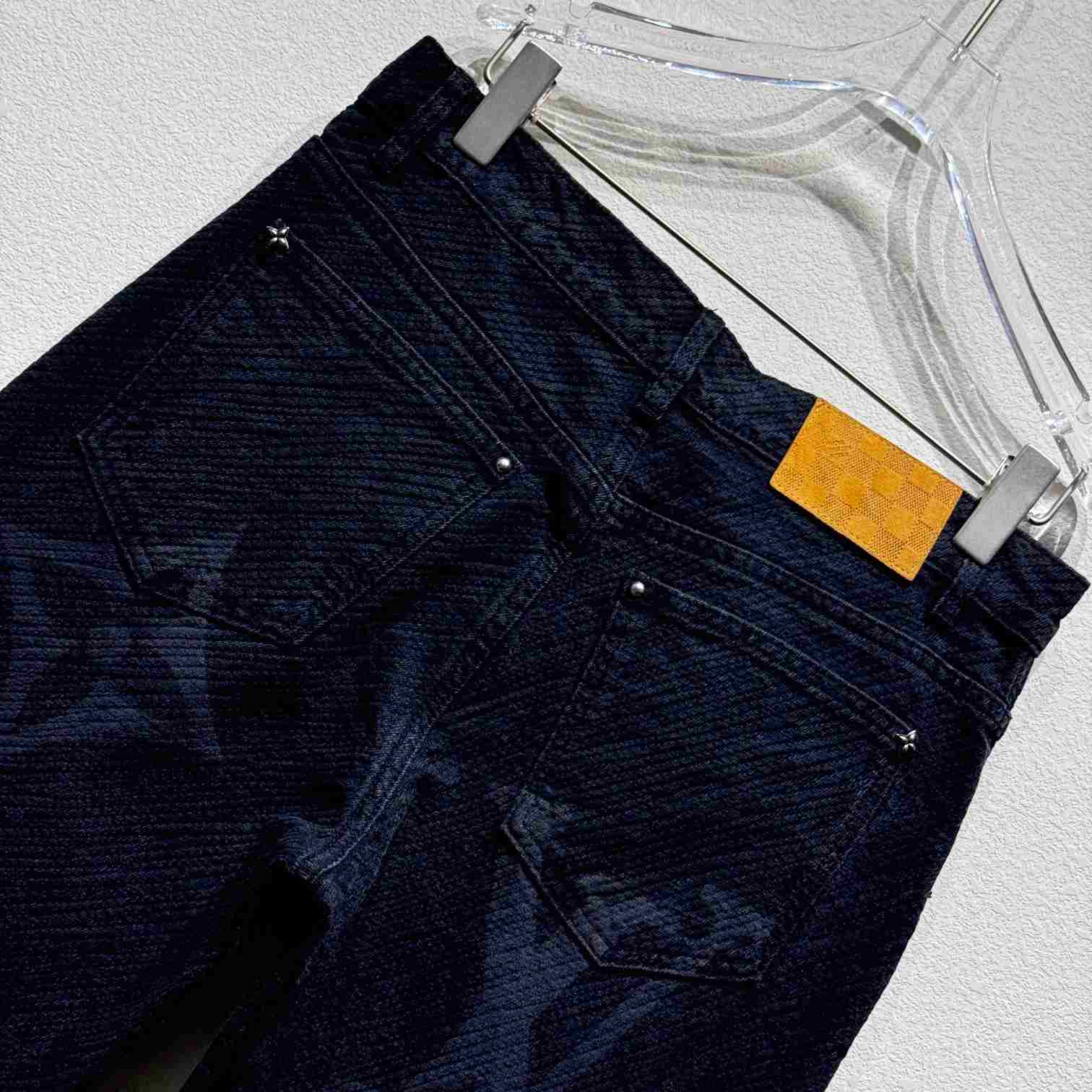 Louis Vuitton Monogram Denim Pants - FashionPlug