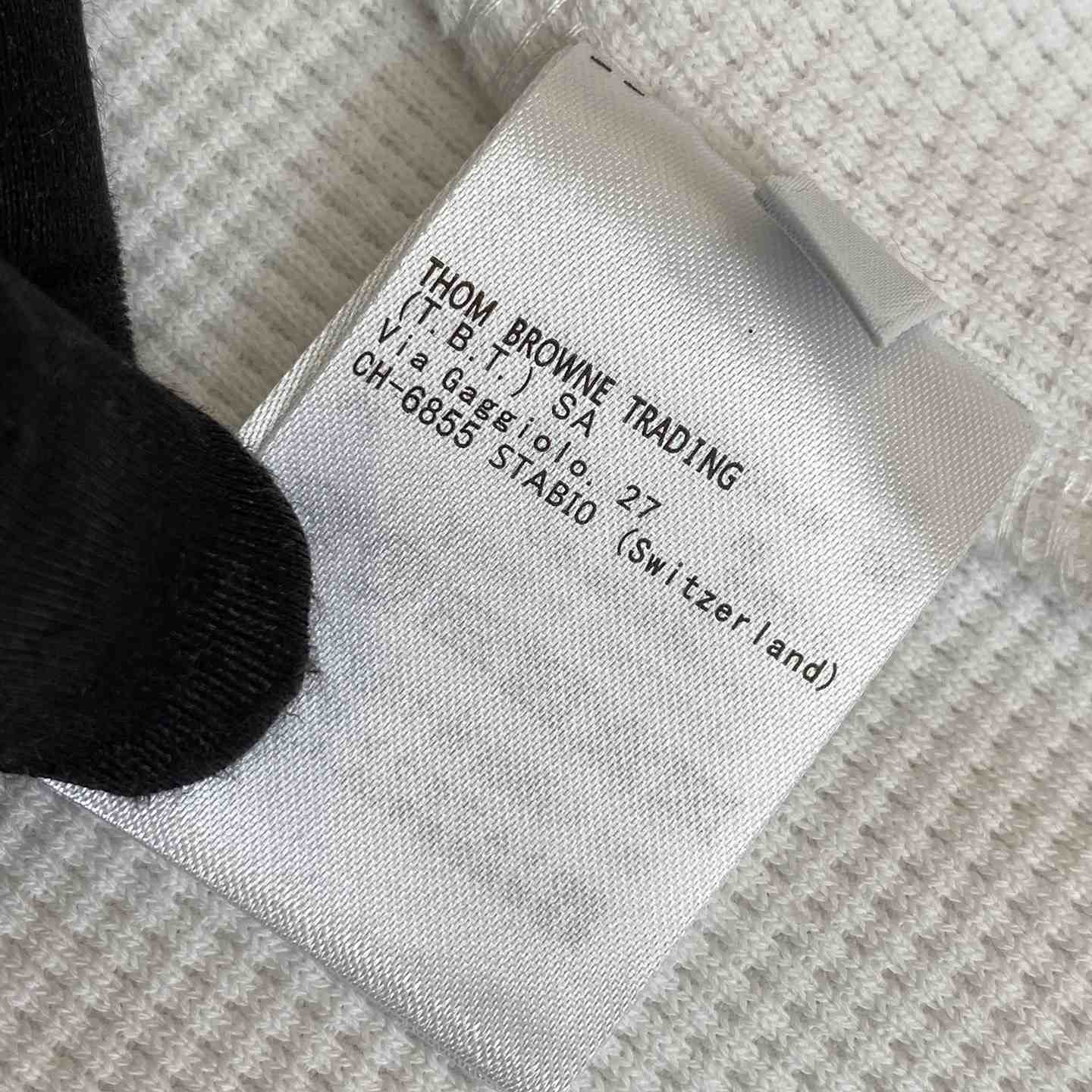 Thom Browne 4-Bar Zip-Up Cashmere Hoodie - FashionPlug