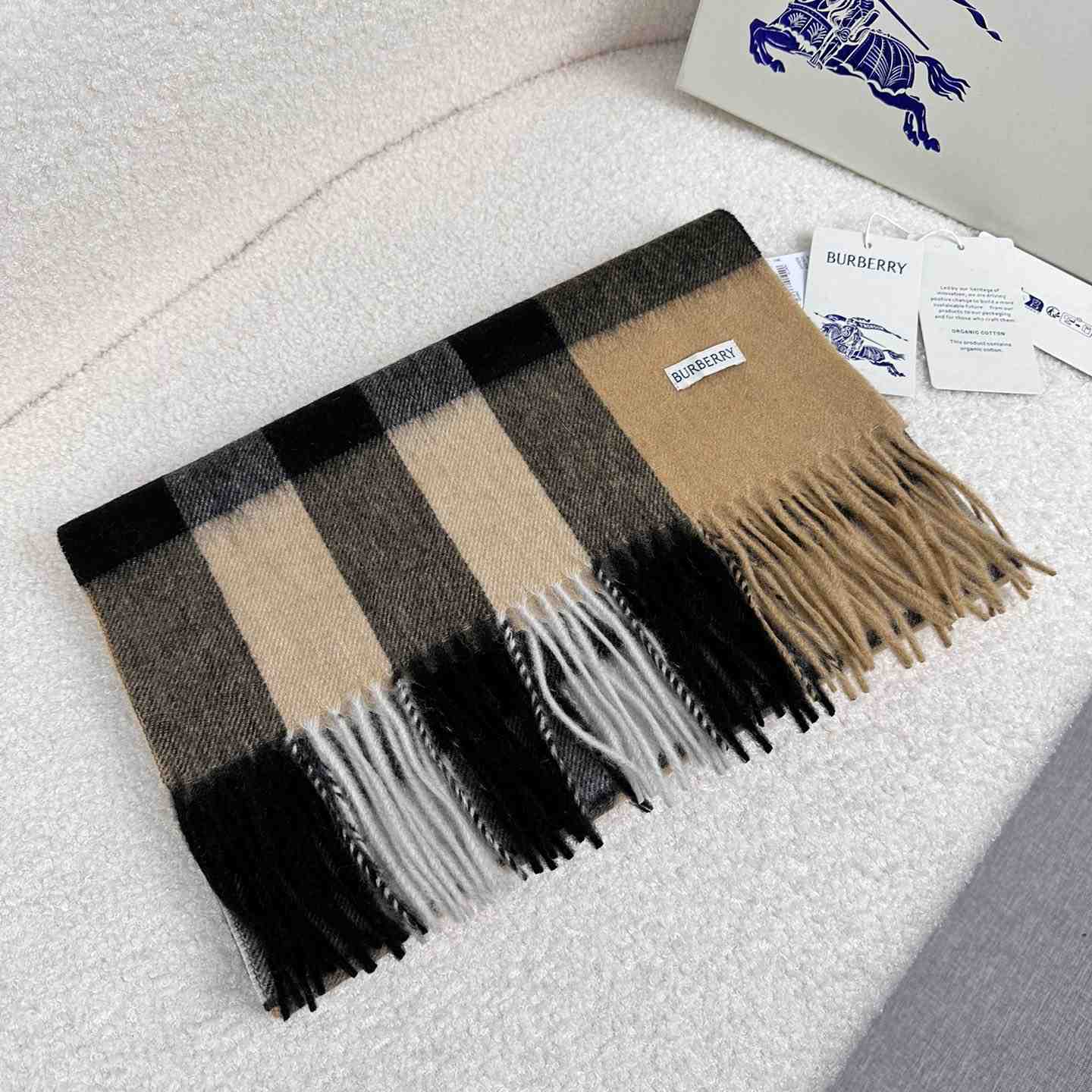 Burberry Scarf   180*40cm - FashionPlug
