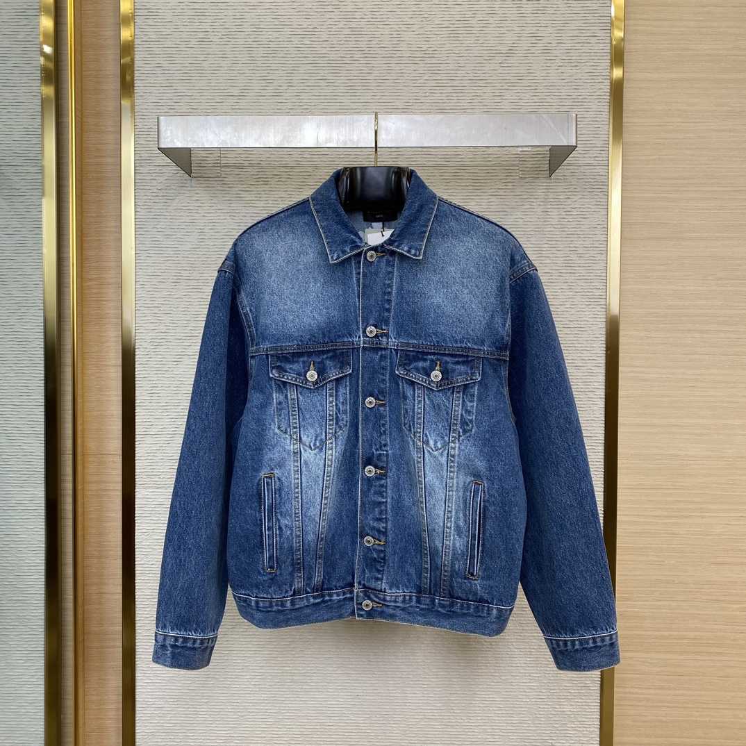 Balenciaga Denim Jacket - FashionPlug