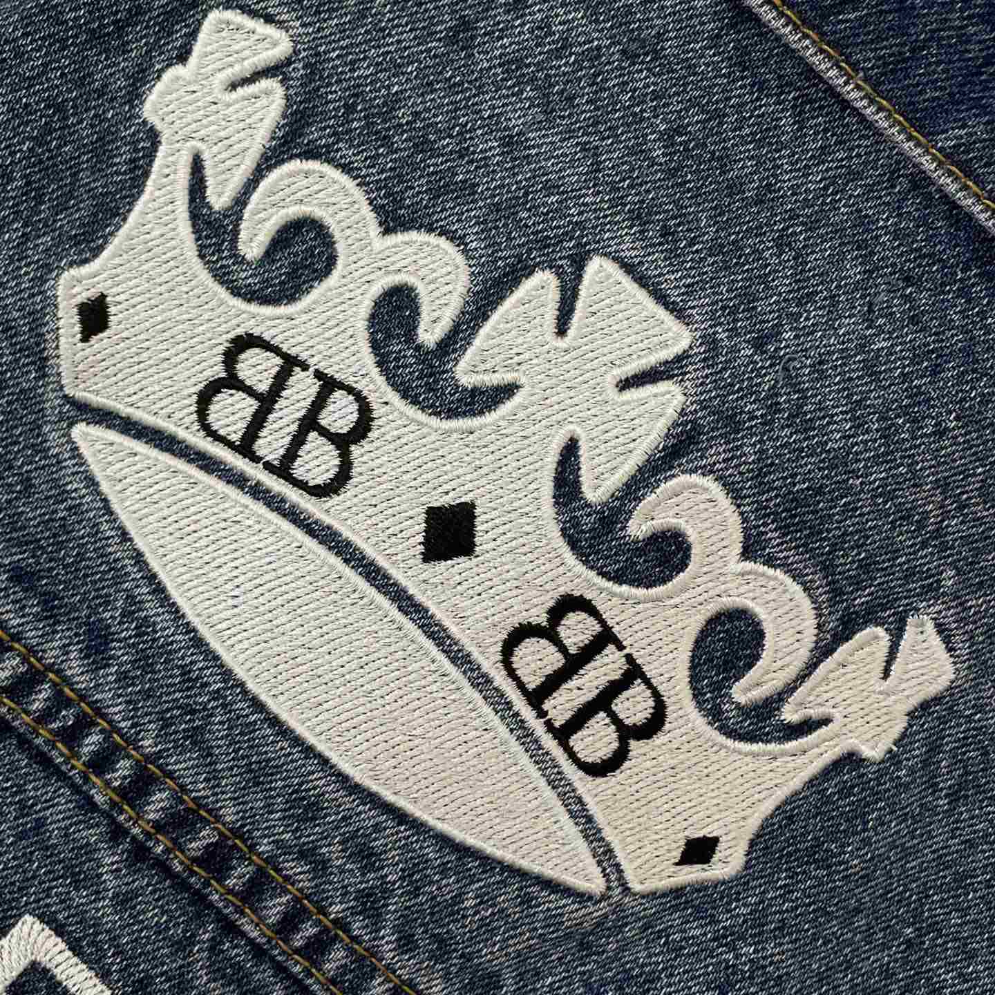 Balenciaga Denim Jacket - FashionPlug