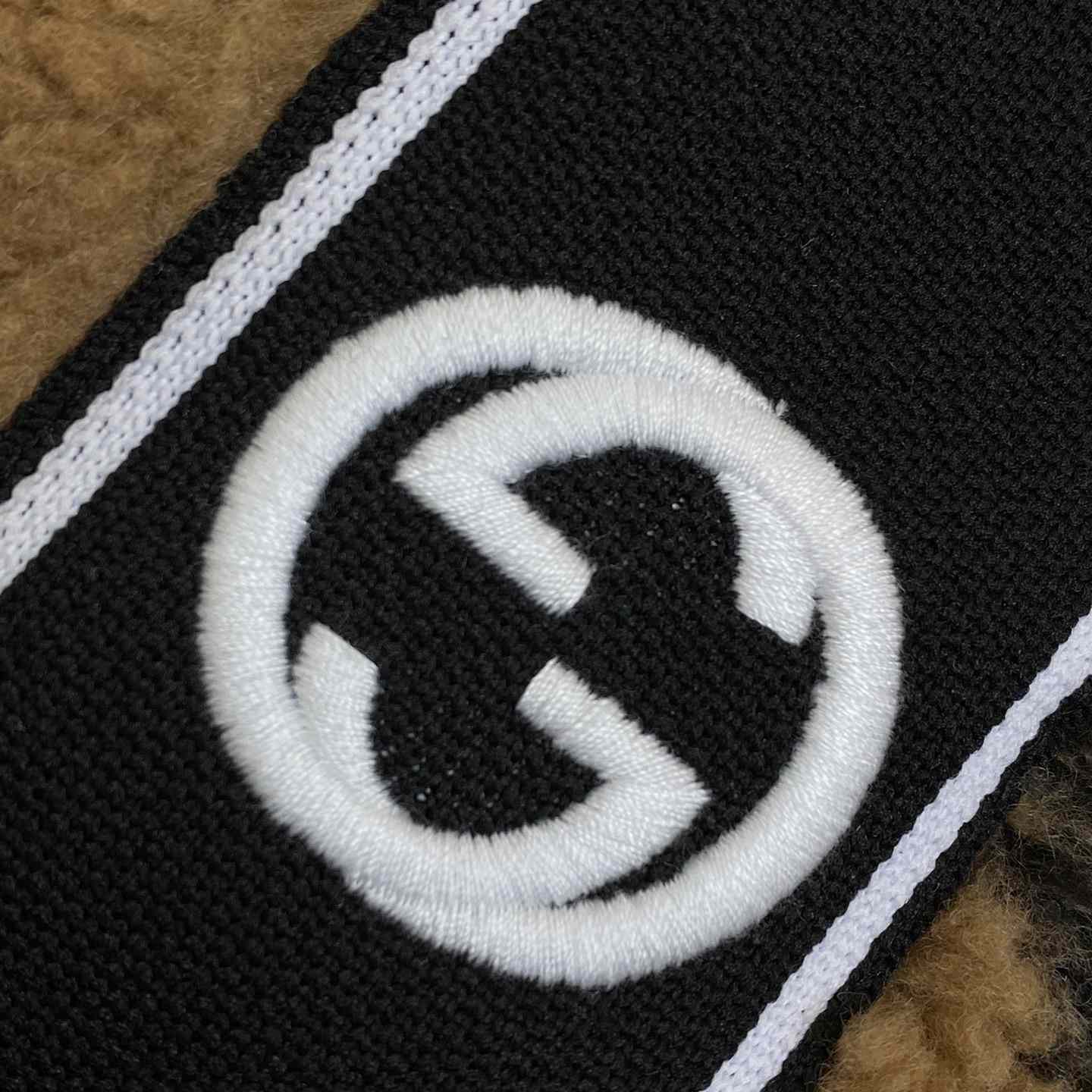 Gucci GG Wool Fleece Jacquard Zip Jacket - FashionPlug