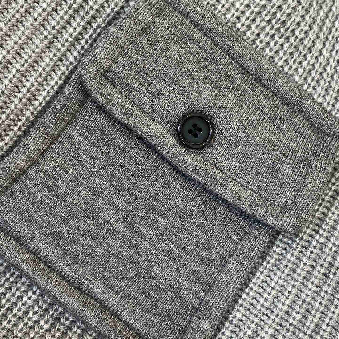 Thom Browne Fun-Mix Boiled Wool Stripe Workman's Jacket - FashionPlug