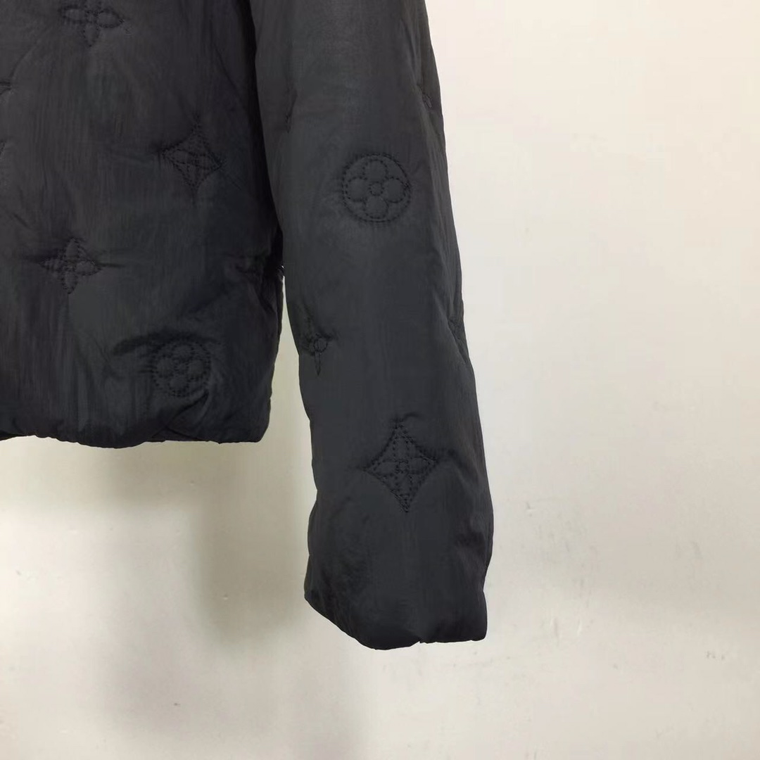 Louis Vuitton Monogram Quilted Nylon Hooded Blouson    - FashionPlug