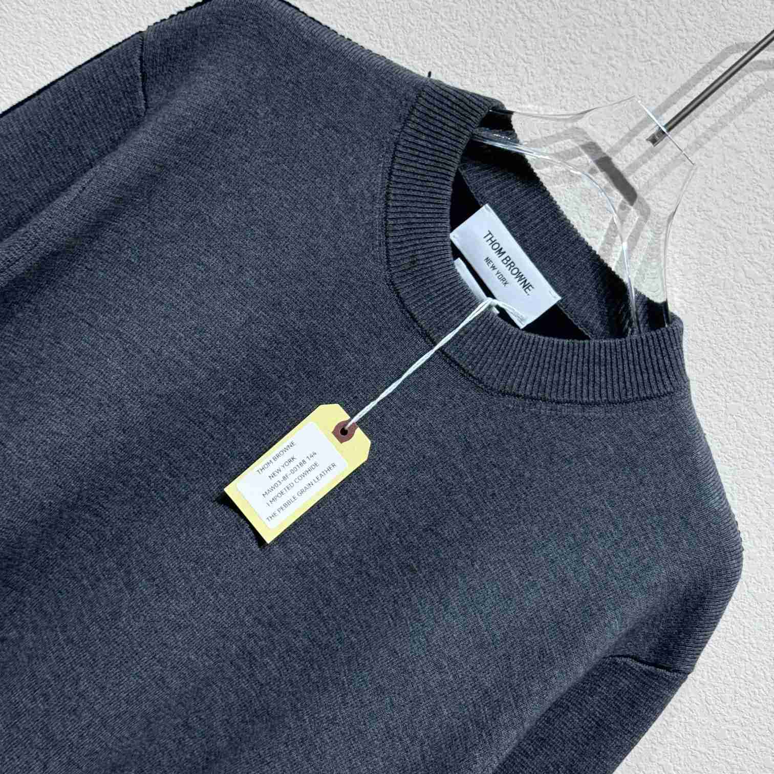 Thom Browne 4-Bar Knitted Sweater - FashionPlug