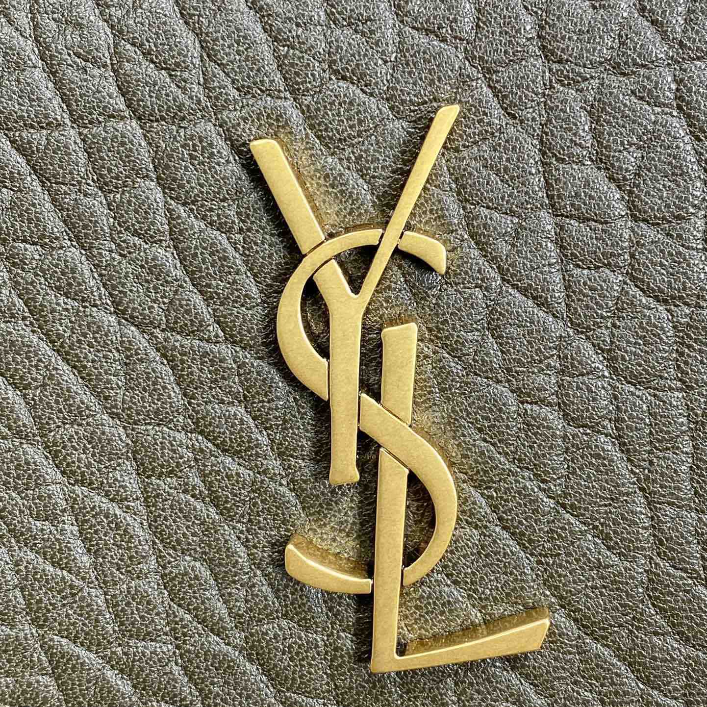 Saint Laurent Cassandre Large Envelope Pouch In Lambskin - FashionPlug