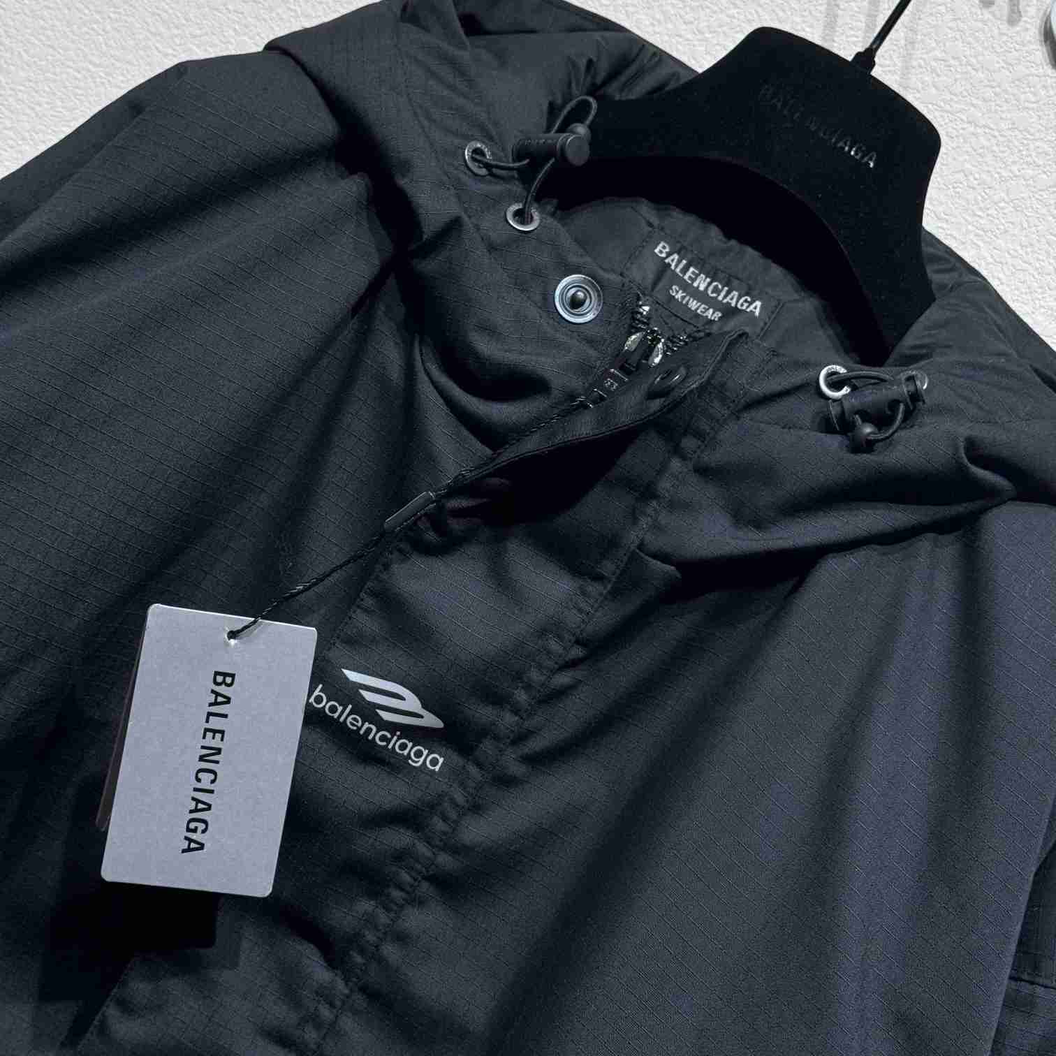 Balenciaga Black 3B Sports Icon Ski Jacket - FashionPlug