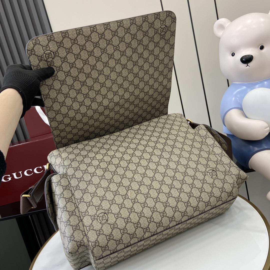 Gucci Large GG Diaper Bag - FashionPlug