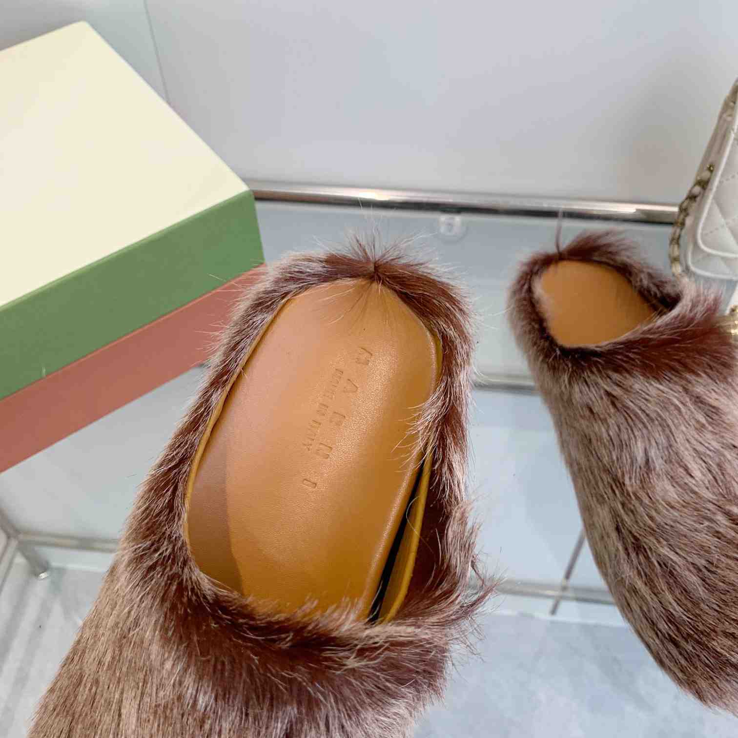 Marni Long Hair Calfskin Fussbett Sabot - FashionPlug