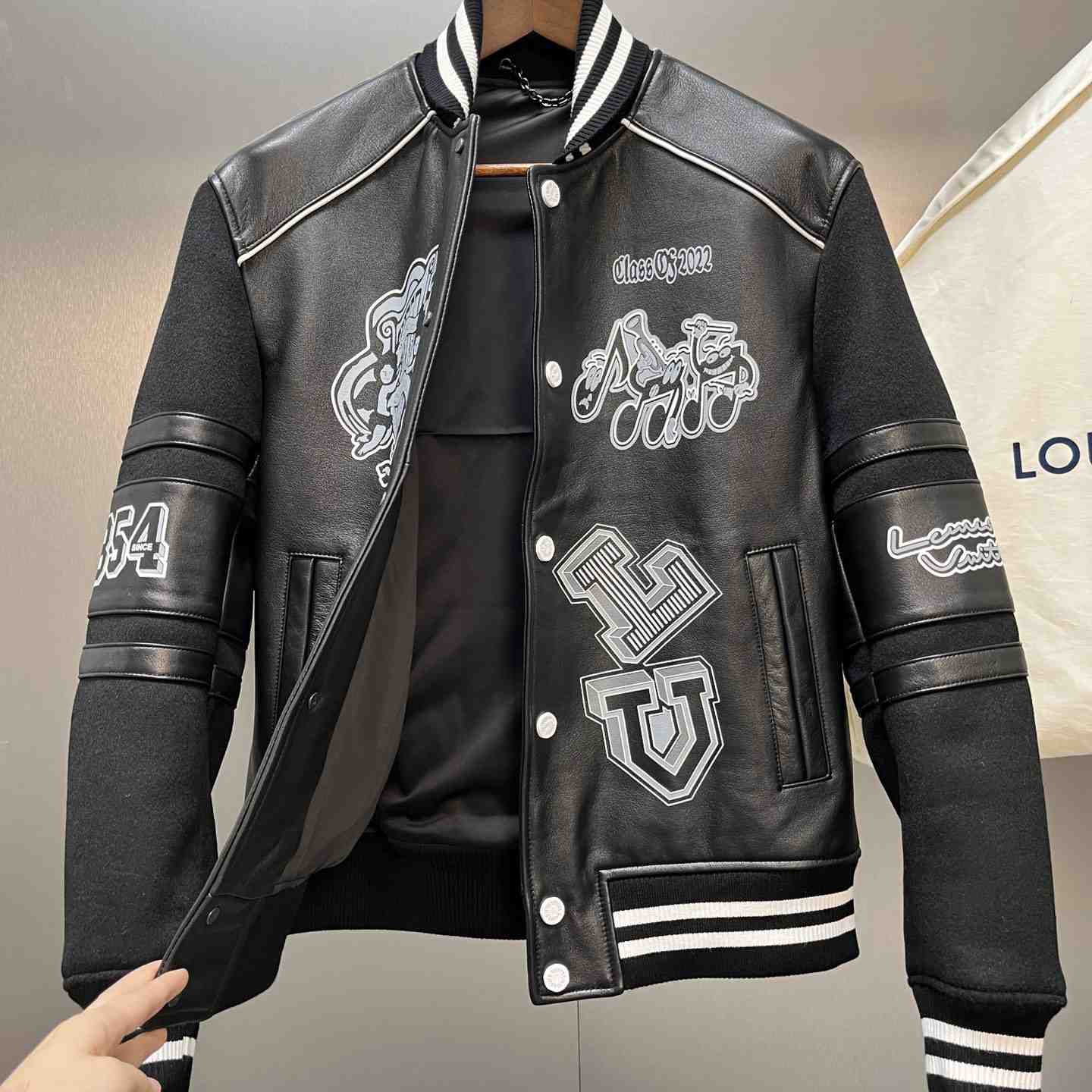 Louis Vuitton Leather Jacket - FashionPlug