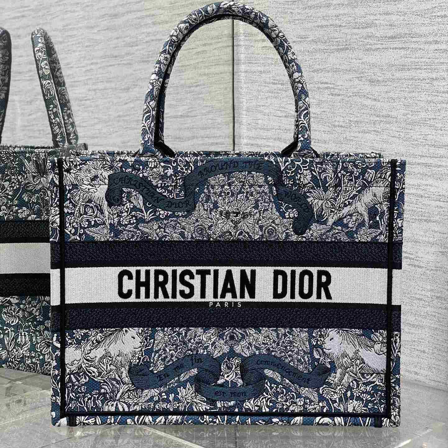 Dior Medium Dior Book Tote    - FashionPlug