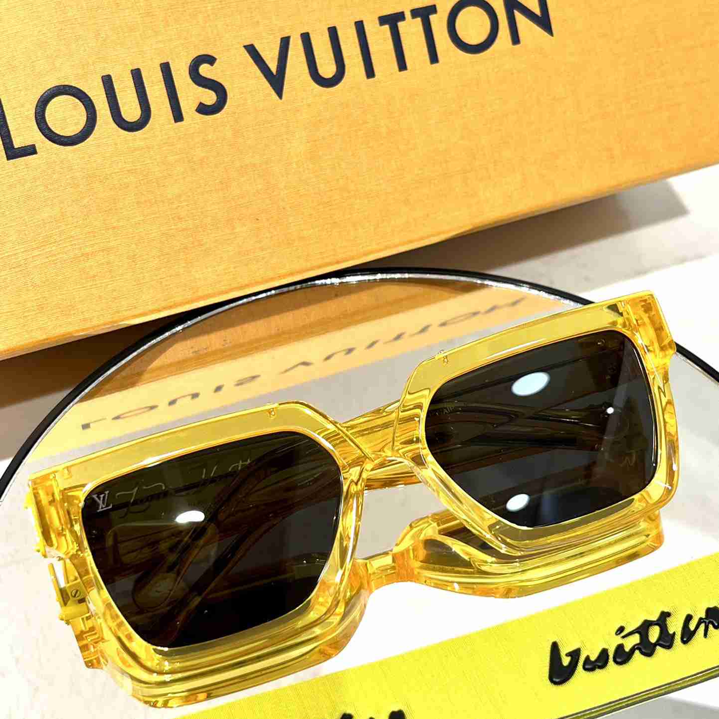 Louis Vuitton 1.1 Millionaires Square Sunglasses  LV96006 - FashionPlug