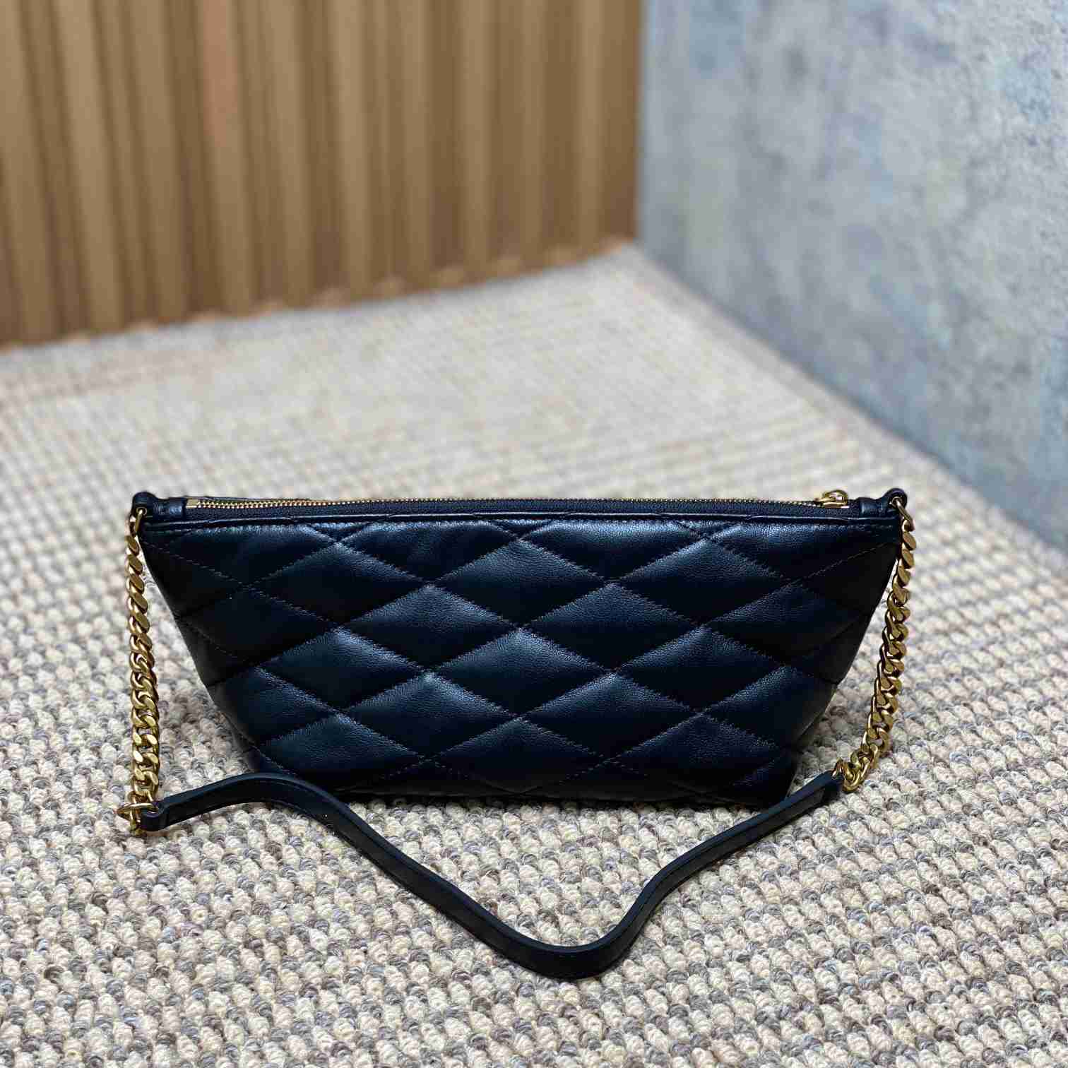Saint Laurent Mini Bag In Quilted Lambskin - FashionPlug