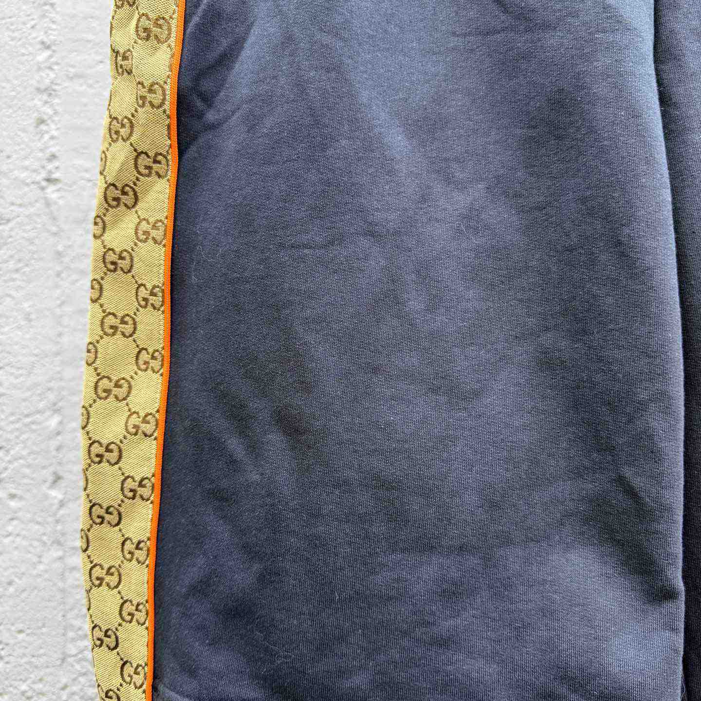 Gucci Cotton Jersey Shorts With GG Inserts - FashionPlug