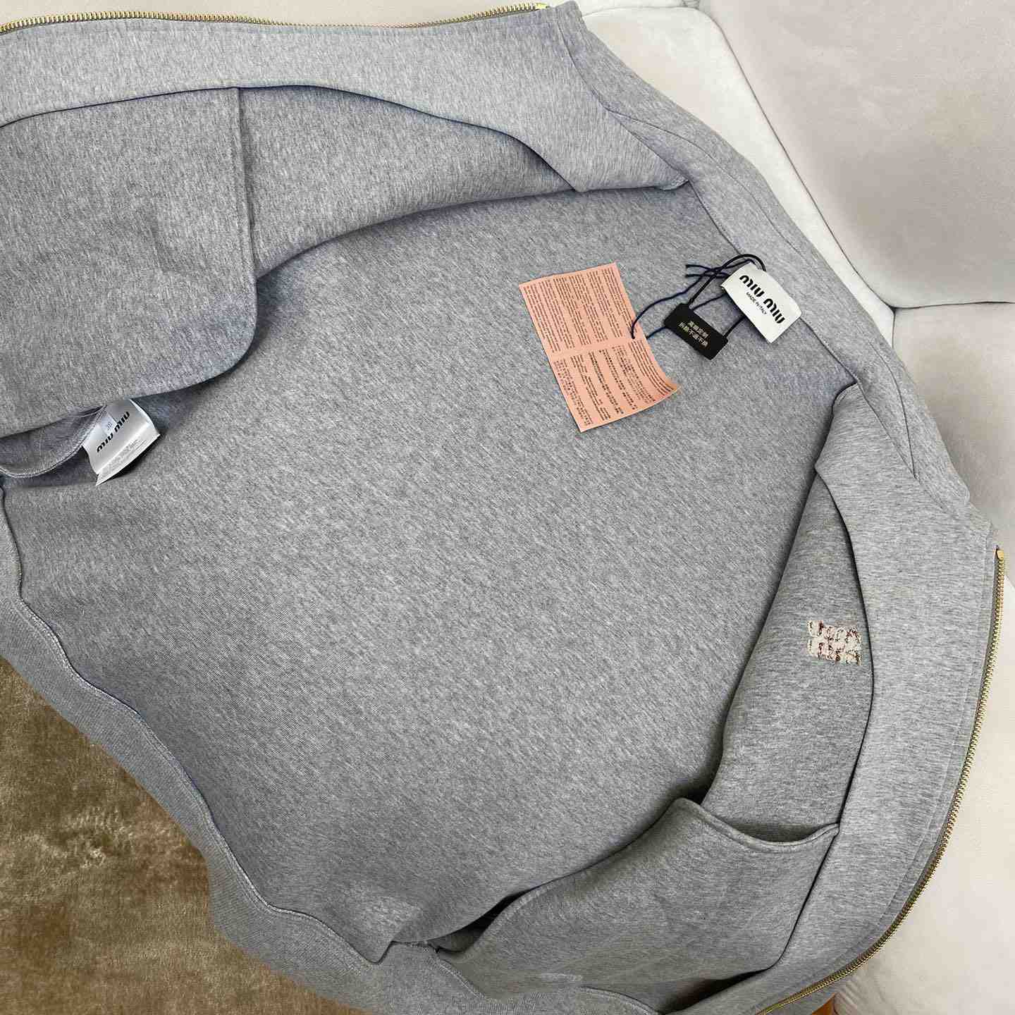 Miu Miu Jersey Blouson Jacket - FashionPlug