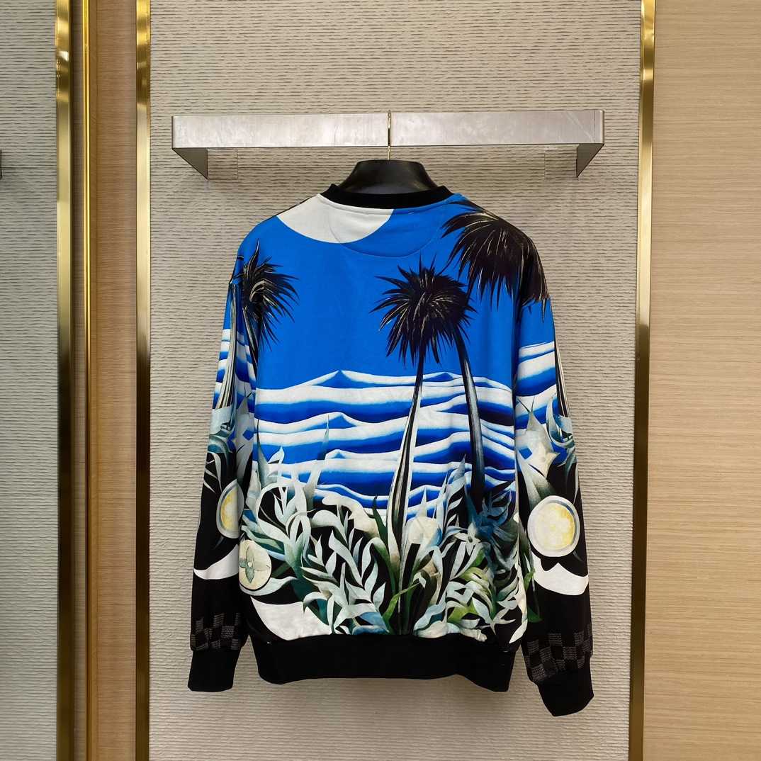 Louis Vuitton Printed Technical Cotton Sweatshirt   1AFR72 - FashionPlug
