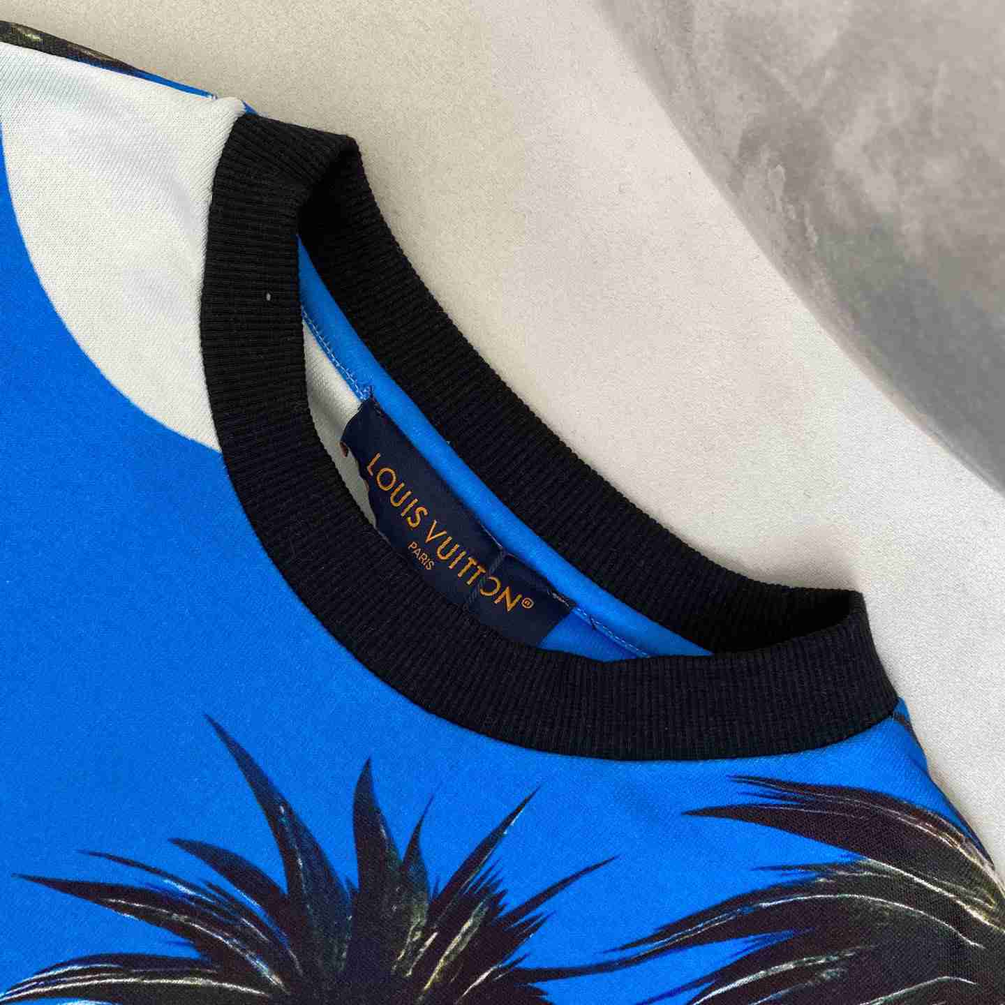 Louis Vuitton Printed Technical Cotton Sweatshirt   1AFR72 - FashionPlug