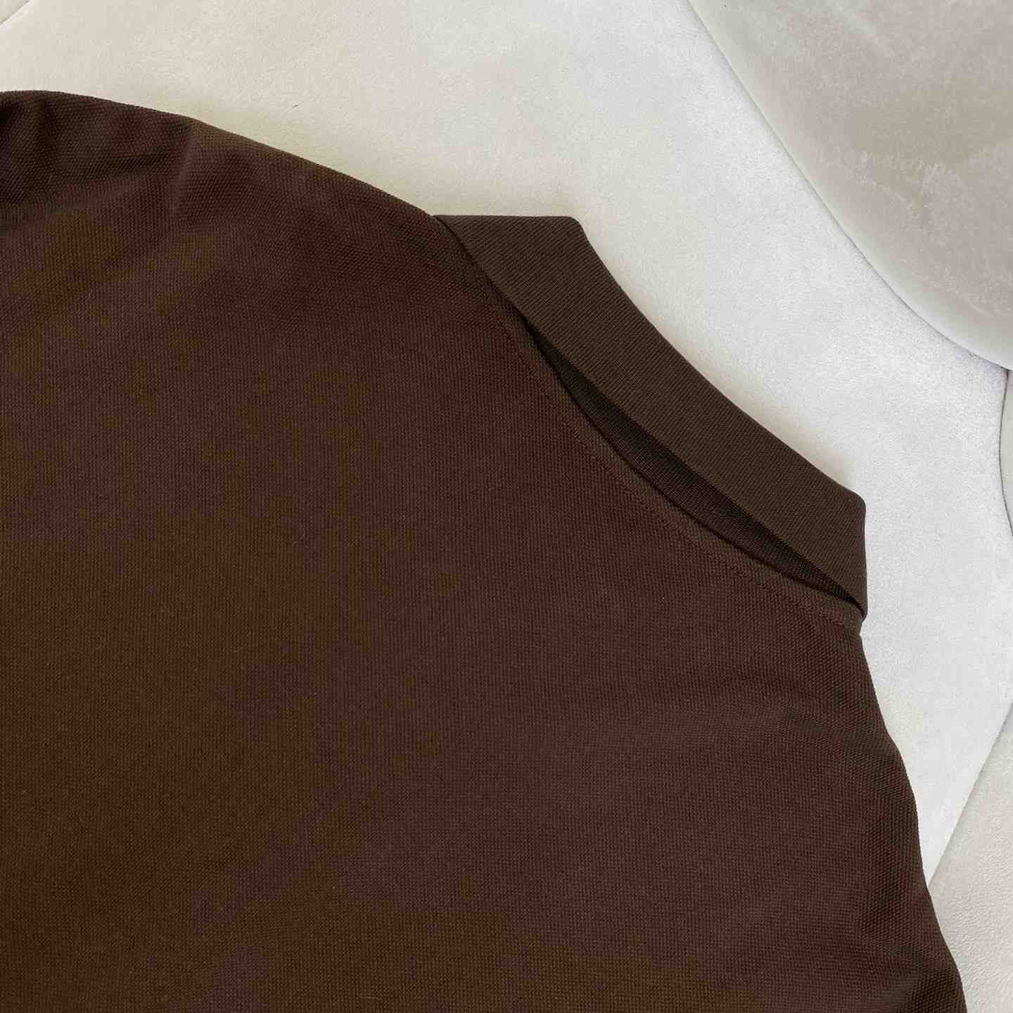 Miu Miu Piqué and Jersey Polo Shirt - FashionPlug