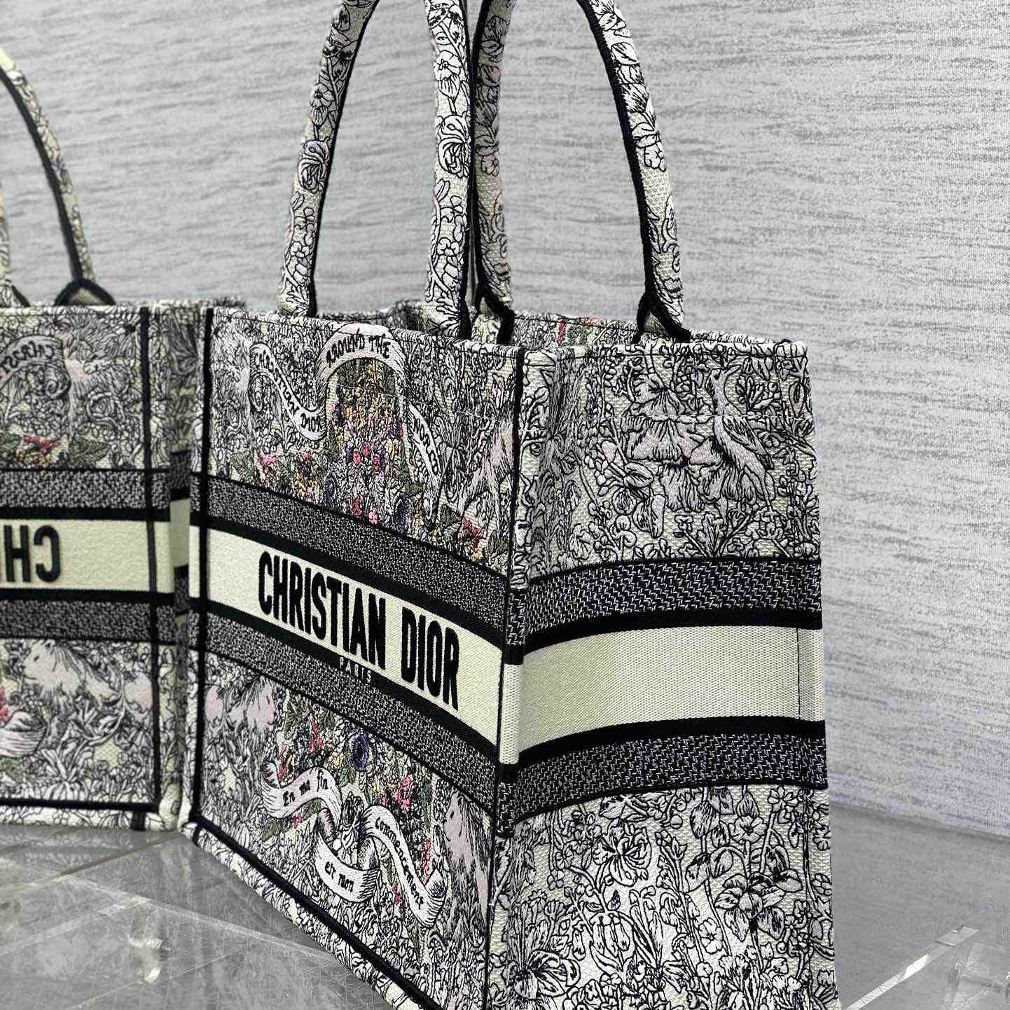 Dior Medium Dior Book Tote    - FashionPlug