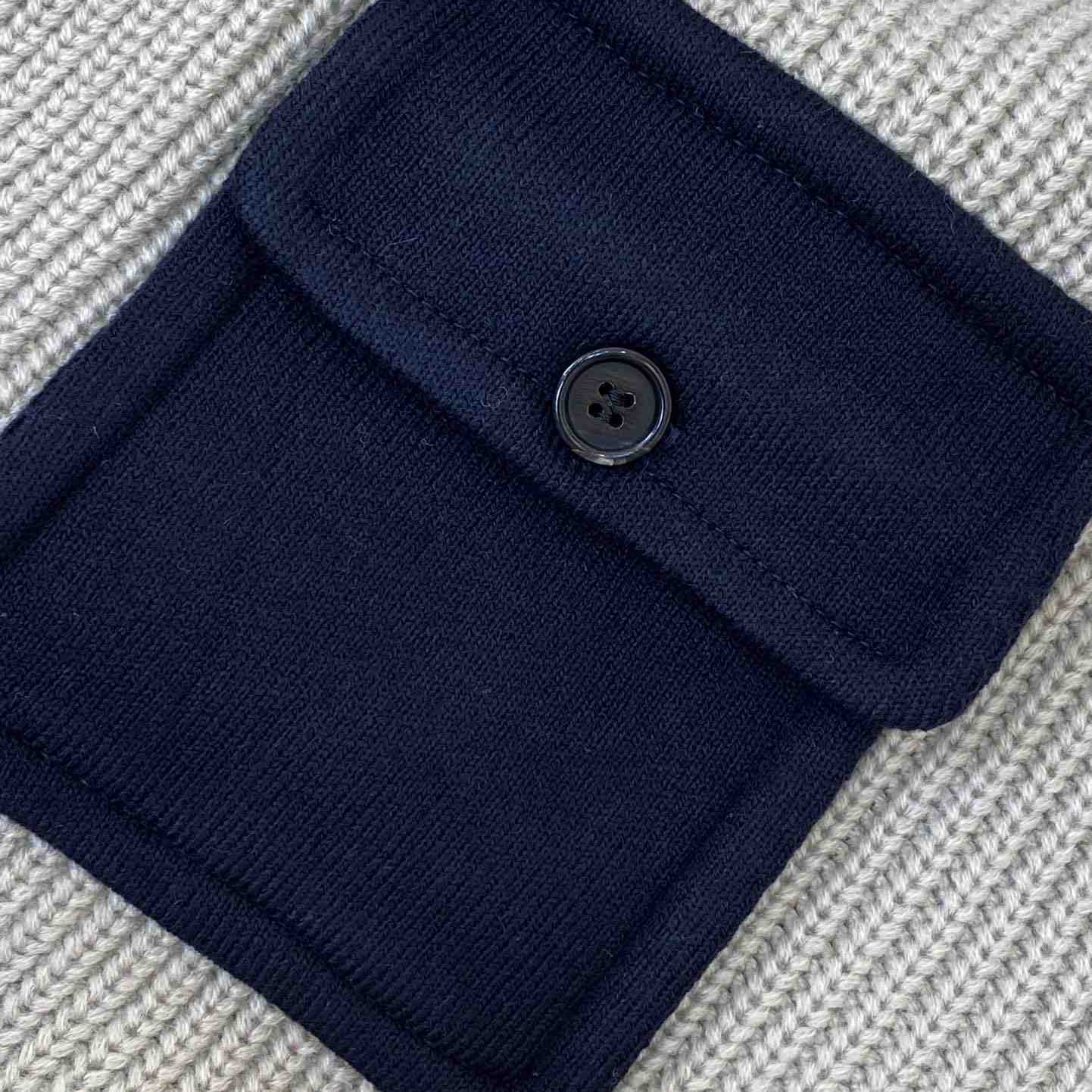 Thom Browne Fun-Mix Boiled Wool Stripe Workman's Jacket - FashionPlug