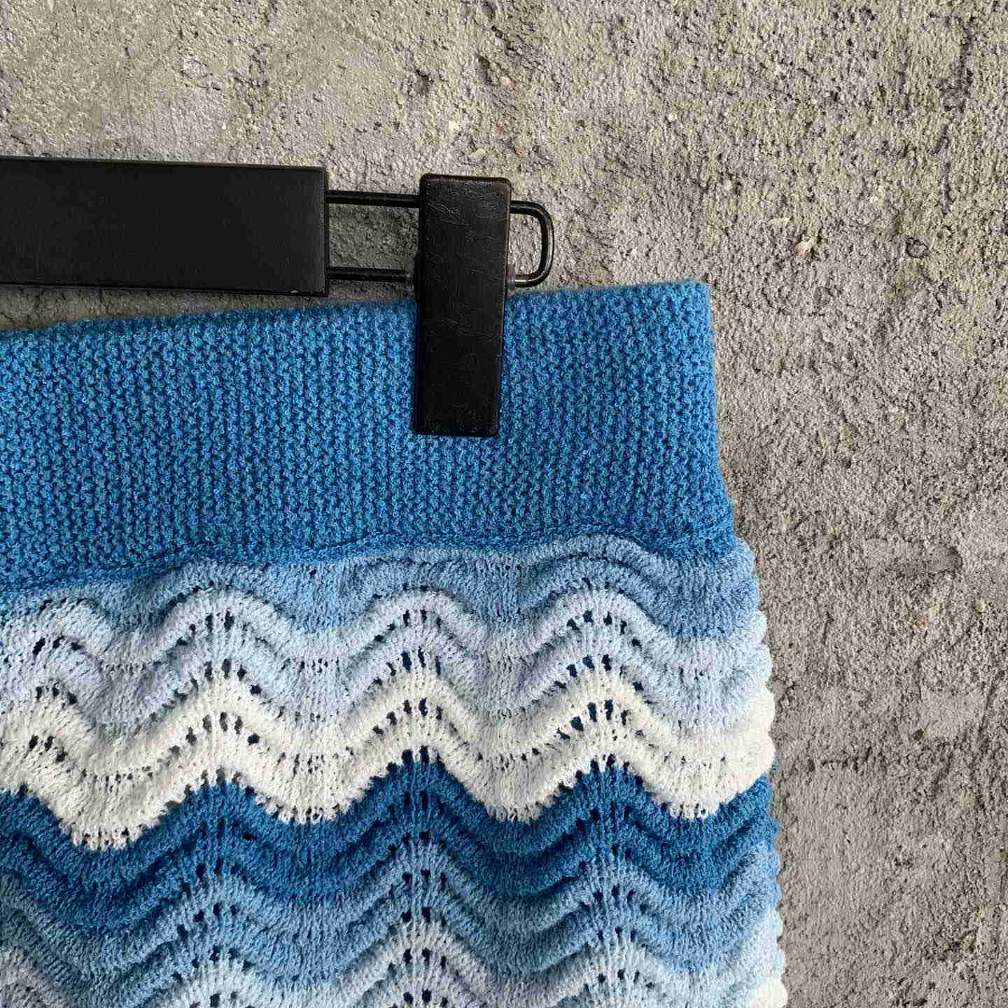 Casablanca Blue Wavy Shorts - FashionPlug