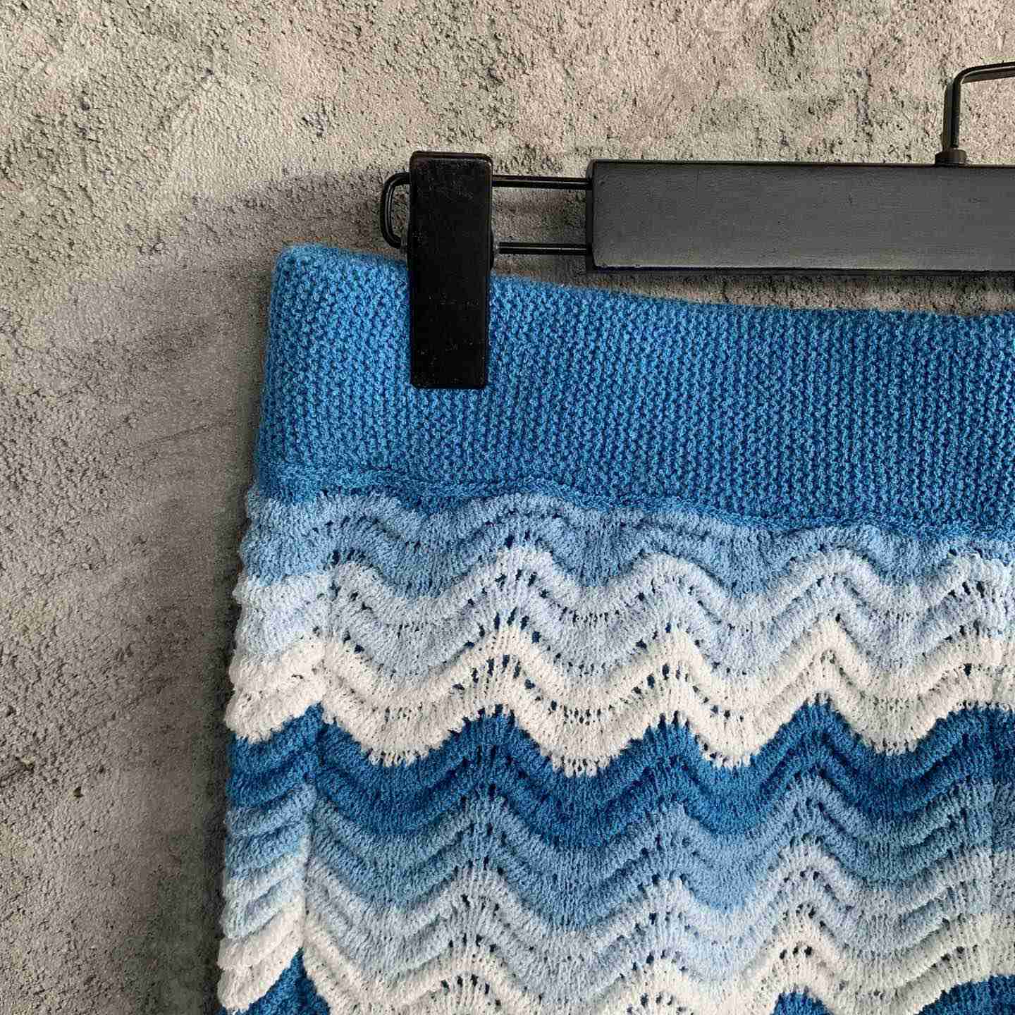 Casablanca Blue Wavy Shorts - FashionPlug