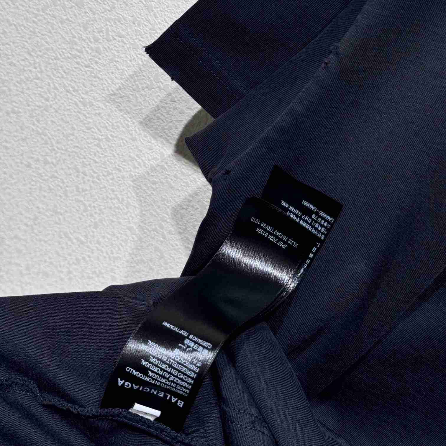 Balenciaga 3B Liquefied T-Shirt Oversized In Faded Black - FashionPlug