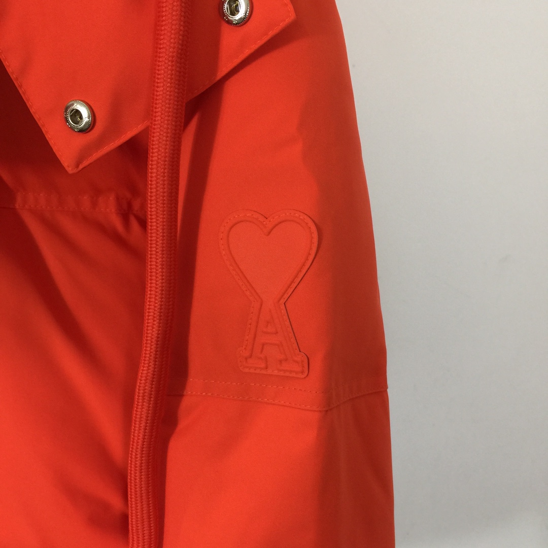 Ami De Coeur Patch Down Jacket - FashionPlug