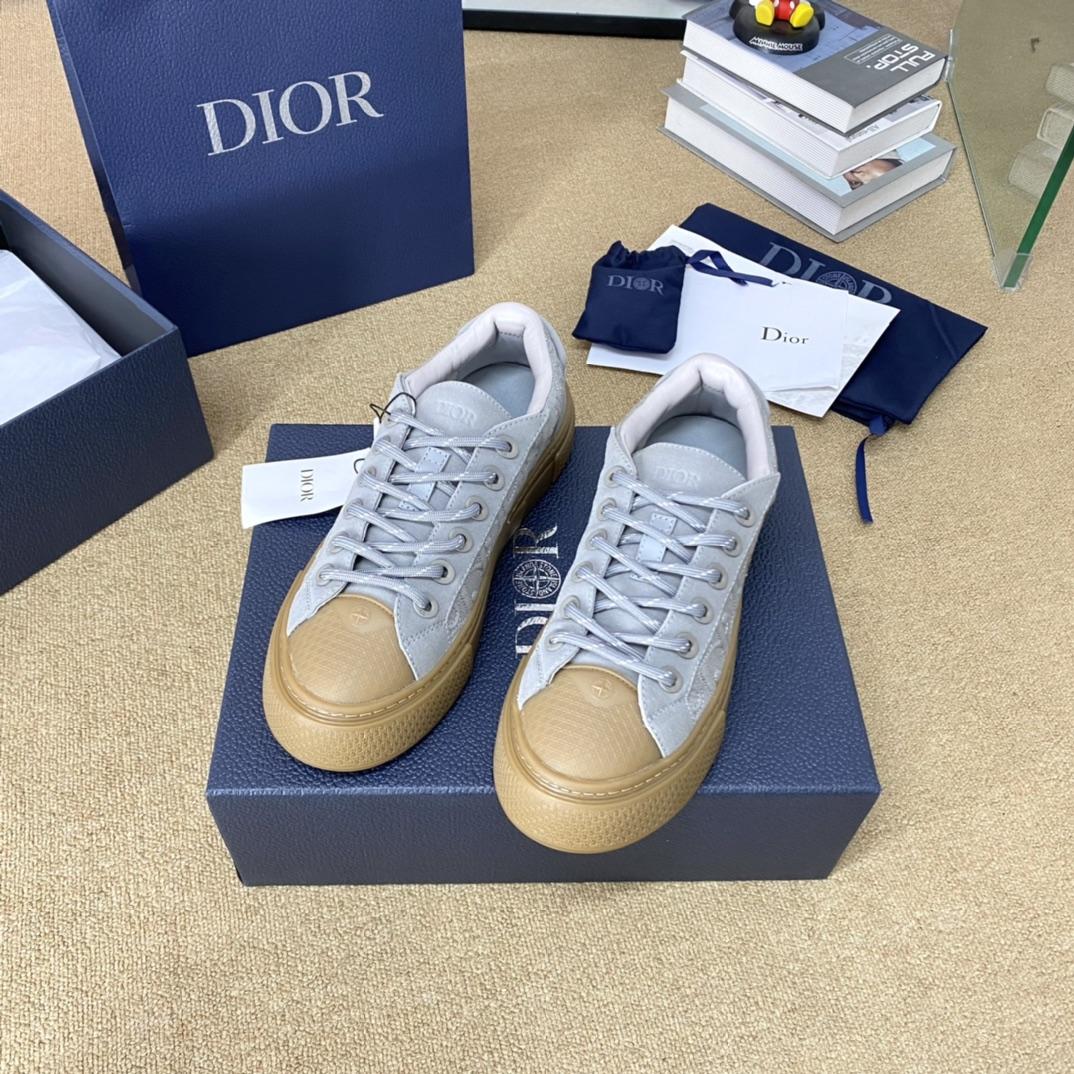 Dior And STONE ISLAND B33 Sneaker   - FashionPlug